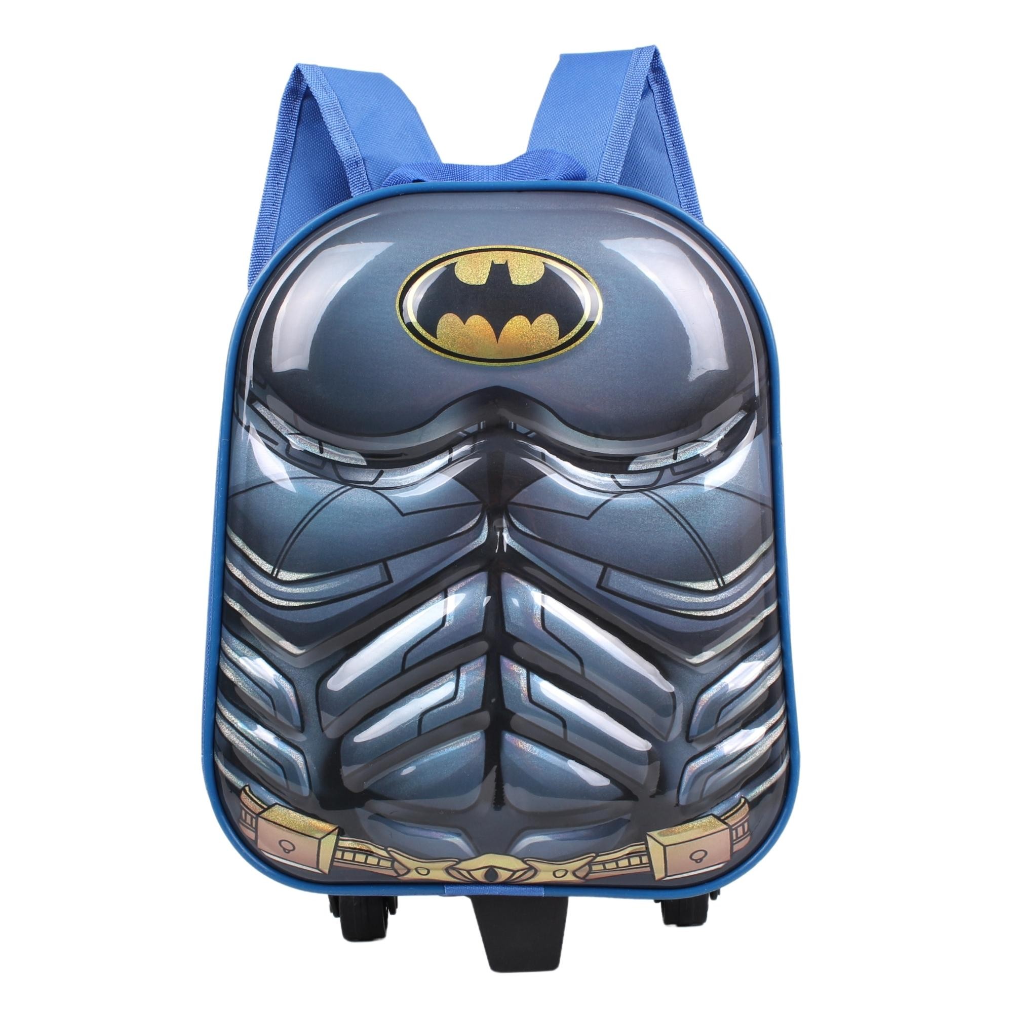 Bagacar MN Batman 3D Tekerlekli Kreş Çocuk Sırt Çantası