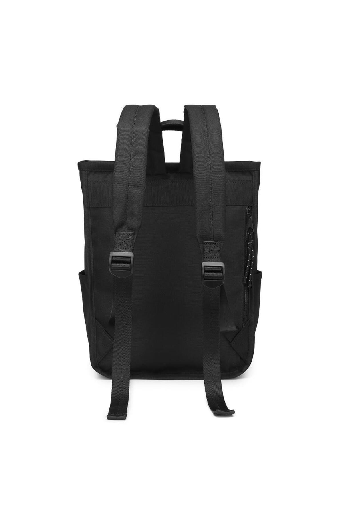 Bagacar Smart Bag 3195 Okul ve Günlük Laptop Bölmeli Sırt Çantası Siyah
