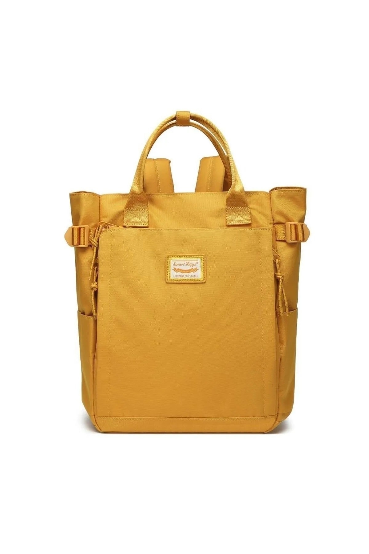 Bagacar Smart Bag 3194 Okul ve Günlük Laptop Bölmeli Sırt Çantası Hardal