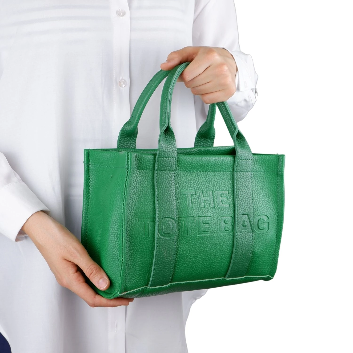 Bagacar The Tote Bayan Çapraz El ve Omuz Çantası Yeşil