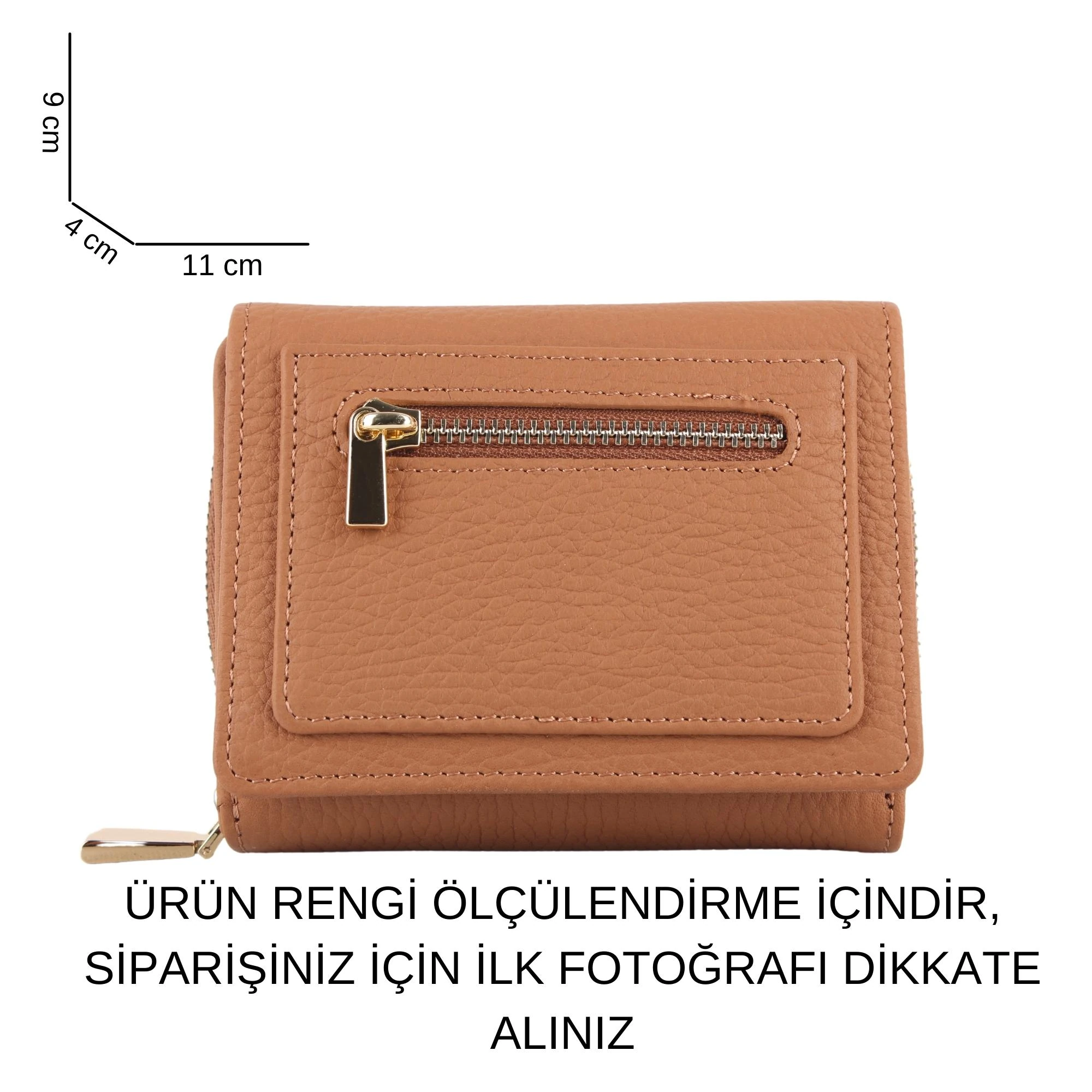 Legend Leather 2744 Hakiki Deri Bayan Cüzdanı Taba