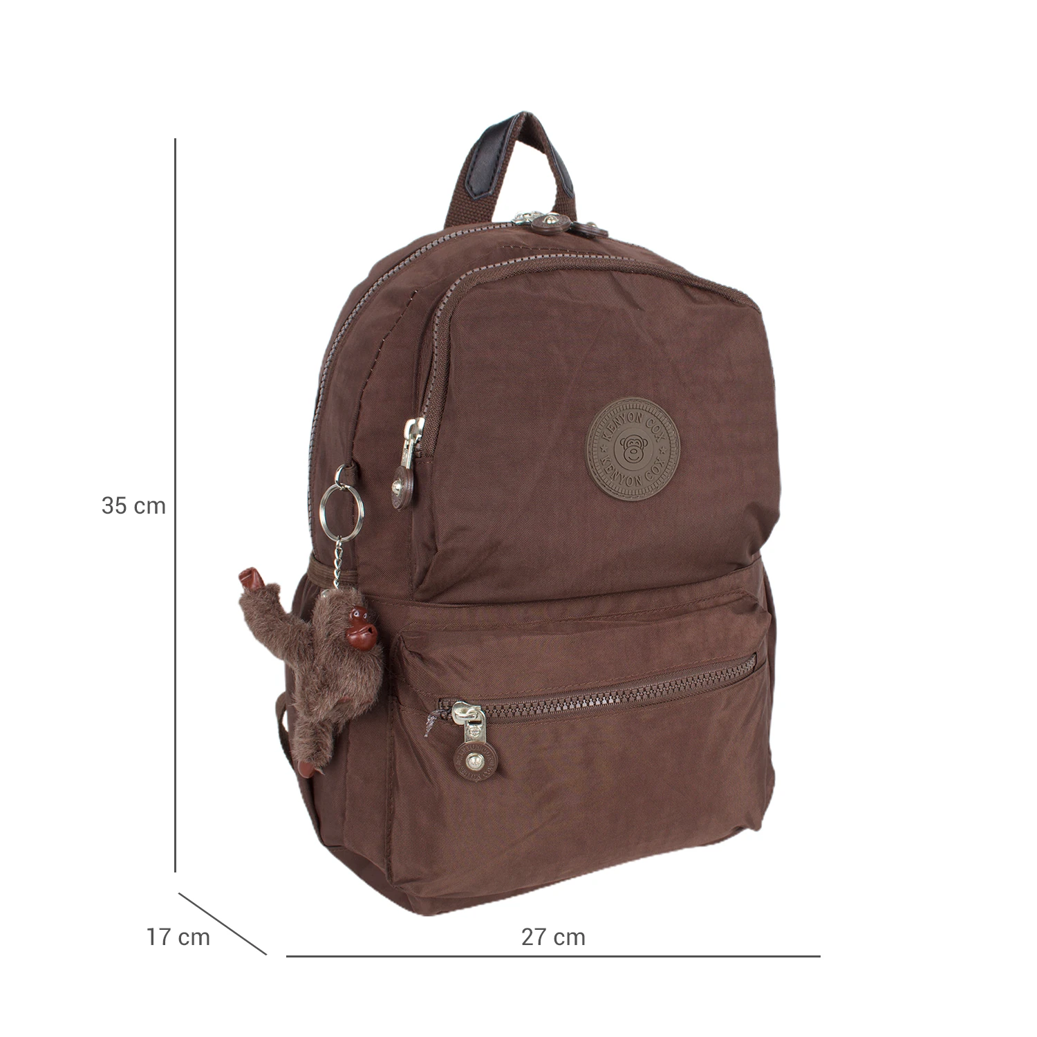 Kenyon 8831 Unisex Klinkır Kumaş Sırt Çantası Kahve