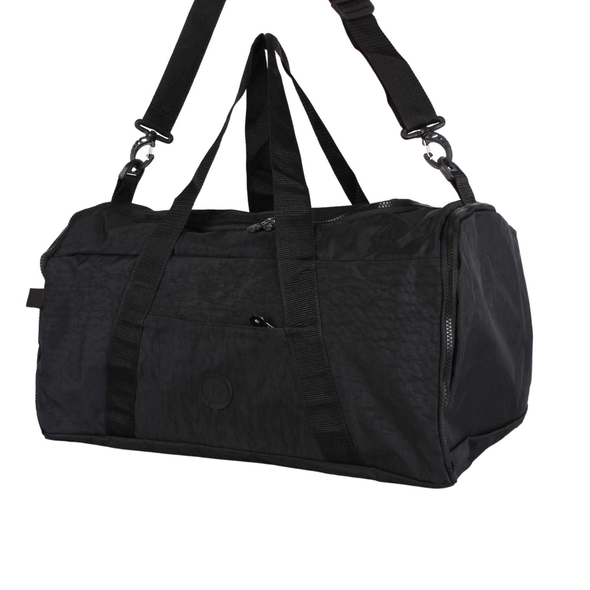 Bagacar UR6020 Siyah Klinkır Kumaş Plaj Spor ve Seyahat Çantası