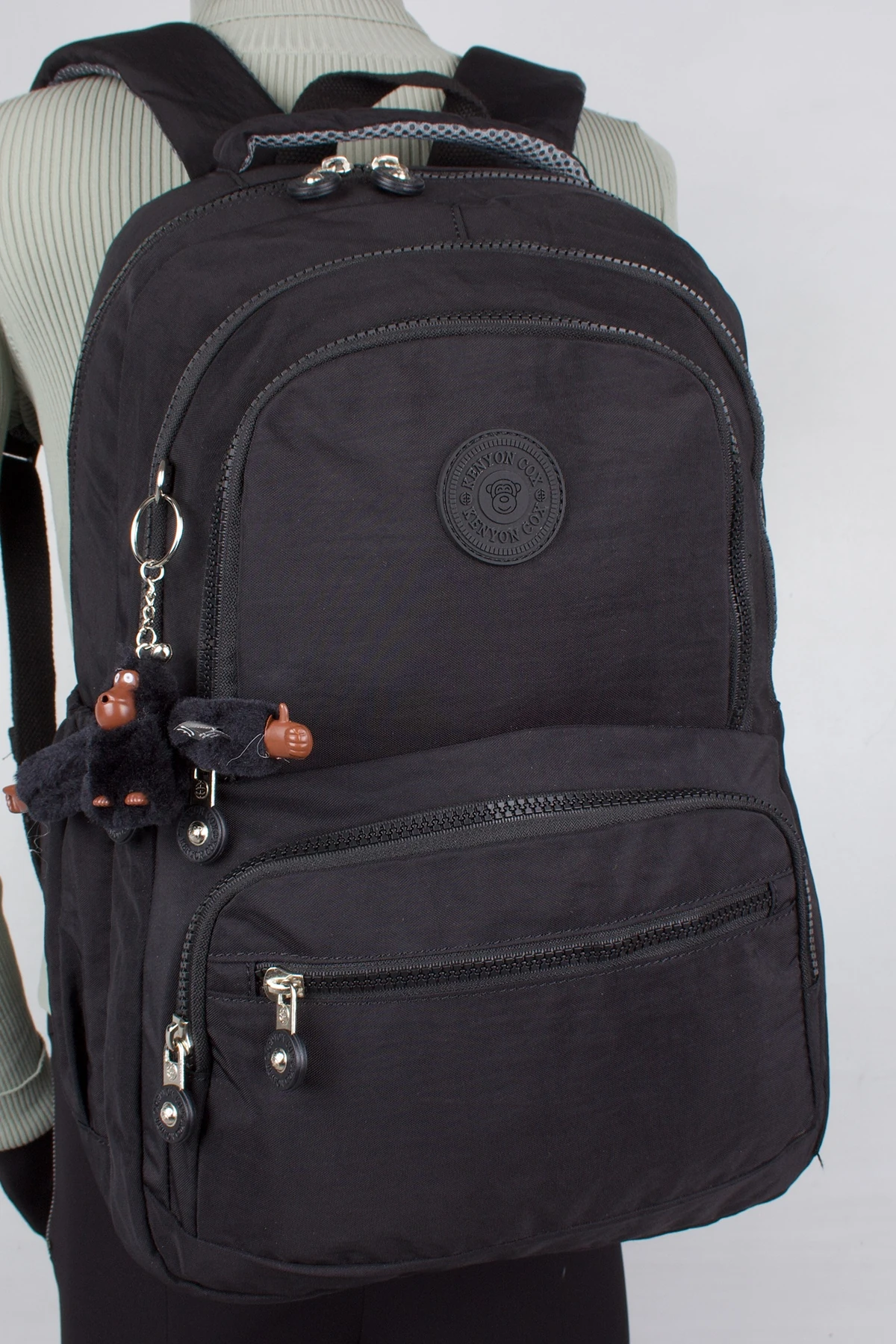 Kenyon 1820 Unisex Klinkır Kumaş Sırt Çantası Siyah