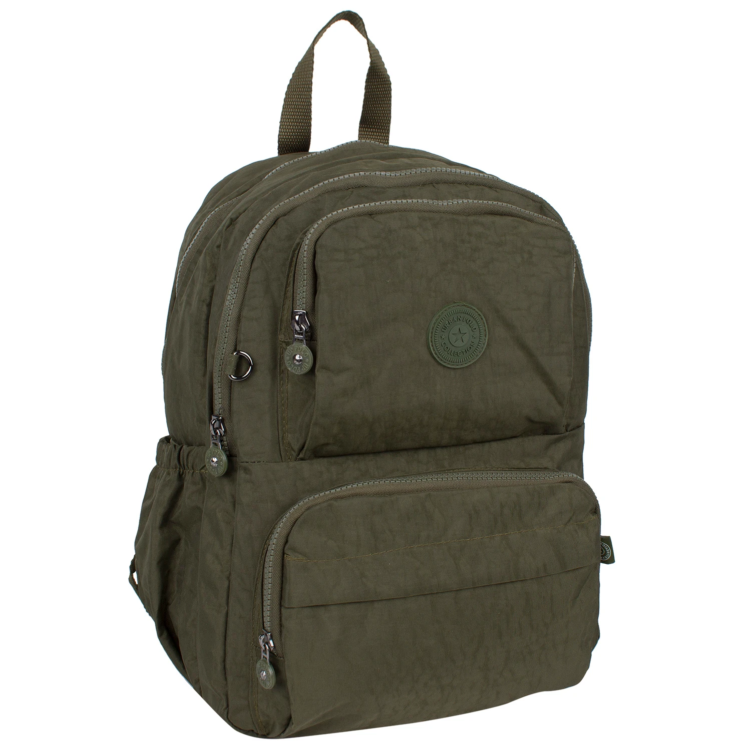 Bagacar Urban 2026 Klınkır Kumaş Unisex Sırt Çantası Haki