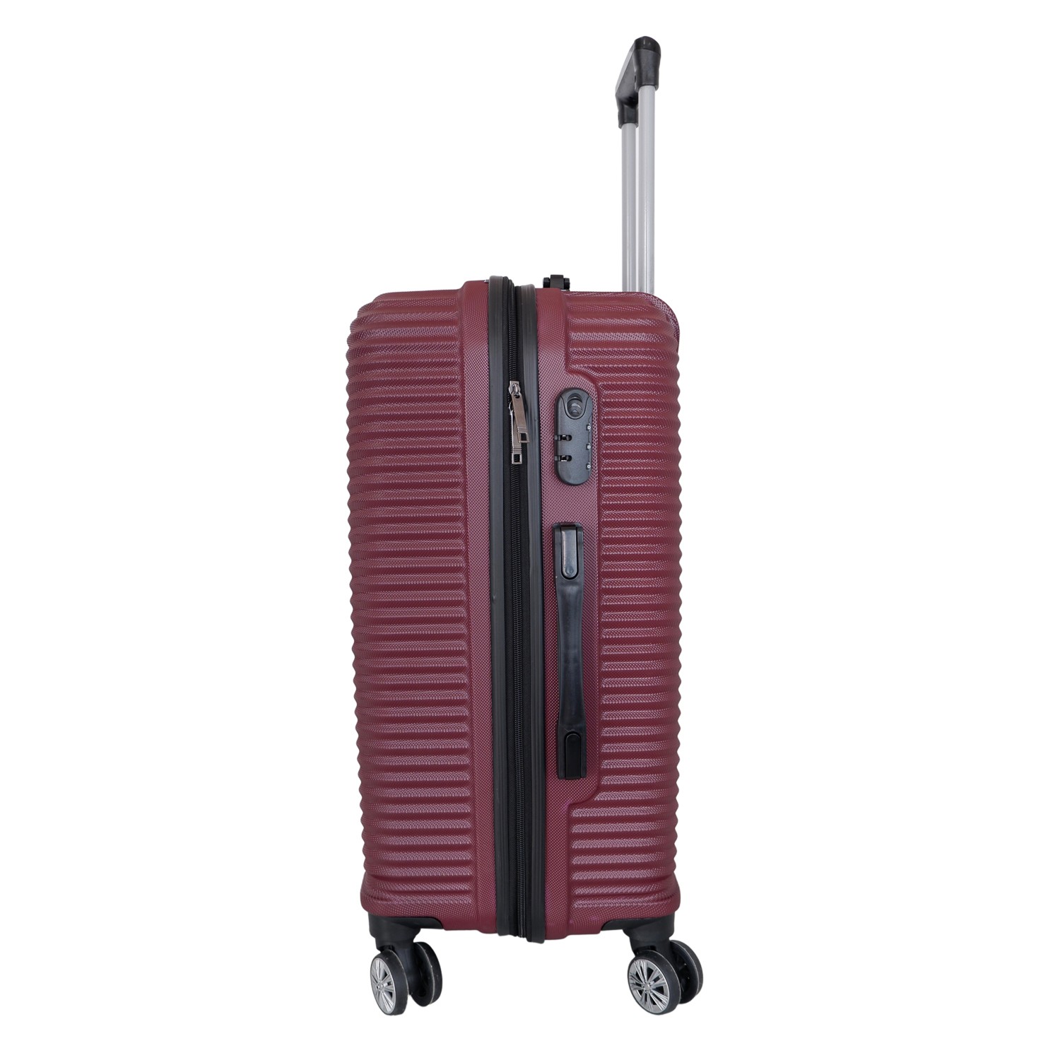 Bagacar Pause2 Pudra 8 Tekerlek Fiber Abs Valiz Seti