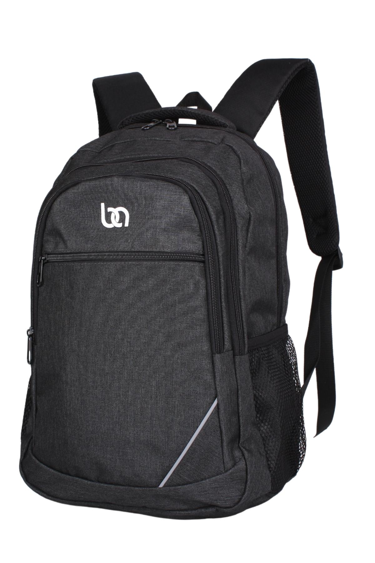 Bagacar IZ1134 Antrasit Unisex Okul ve Günlük Sırt Çantası