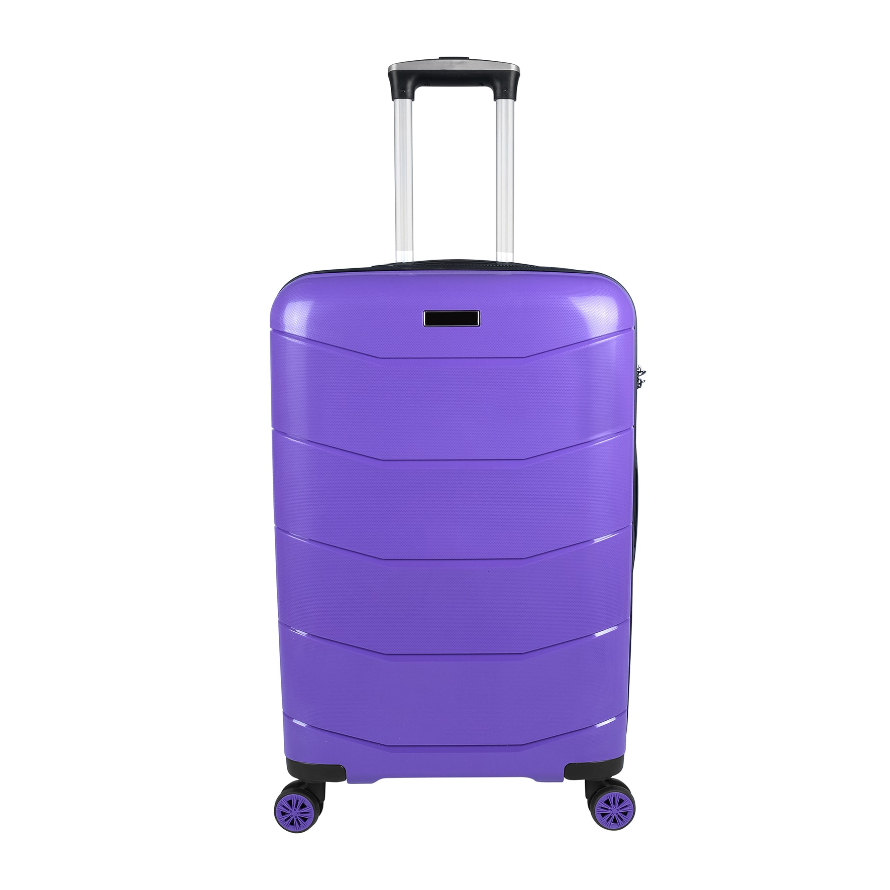 Bagacar Ultra Hafif Kırılmaz Silikon 3lü Set Valiz Mor+ETİKET HEDİYELİ!