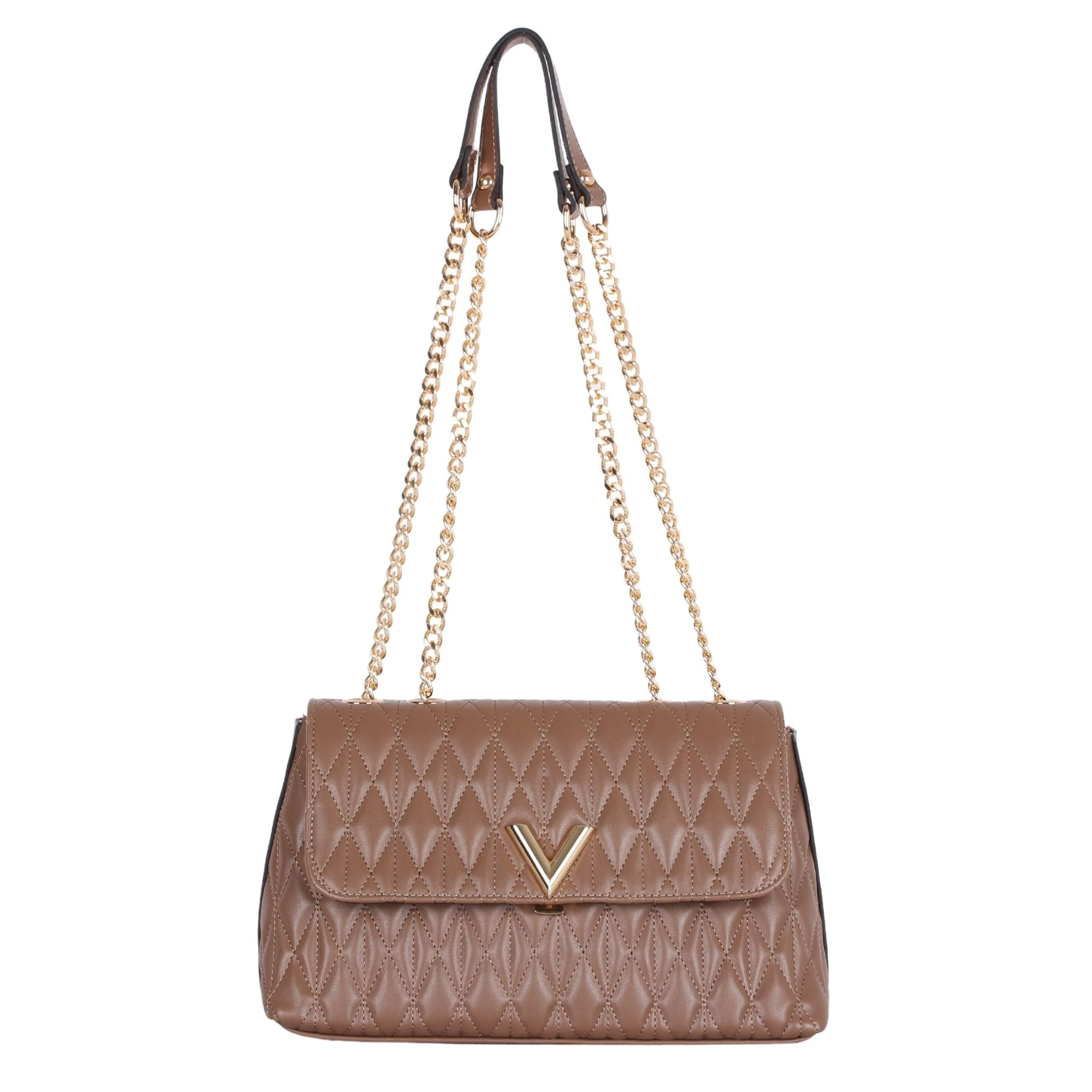 Bagacar MT1378 Vizon Bayan Kapitone Çapraz Omuz Çantası