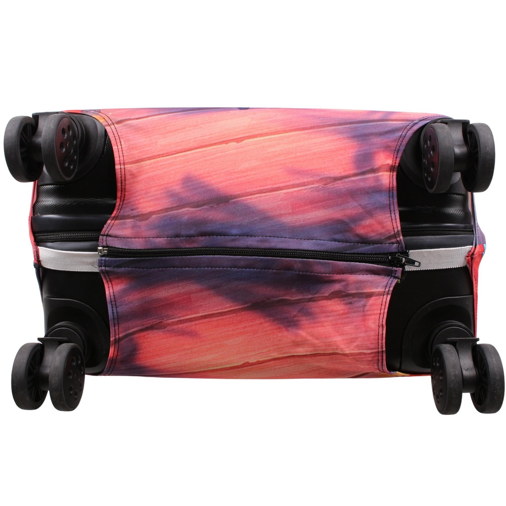 Bagacar Taş Büyük Orta Kabin Boy için 3 lü Valiz Kılıfı