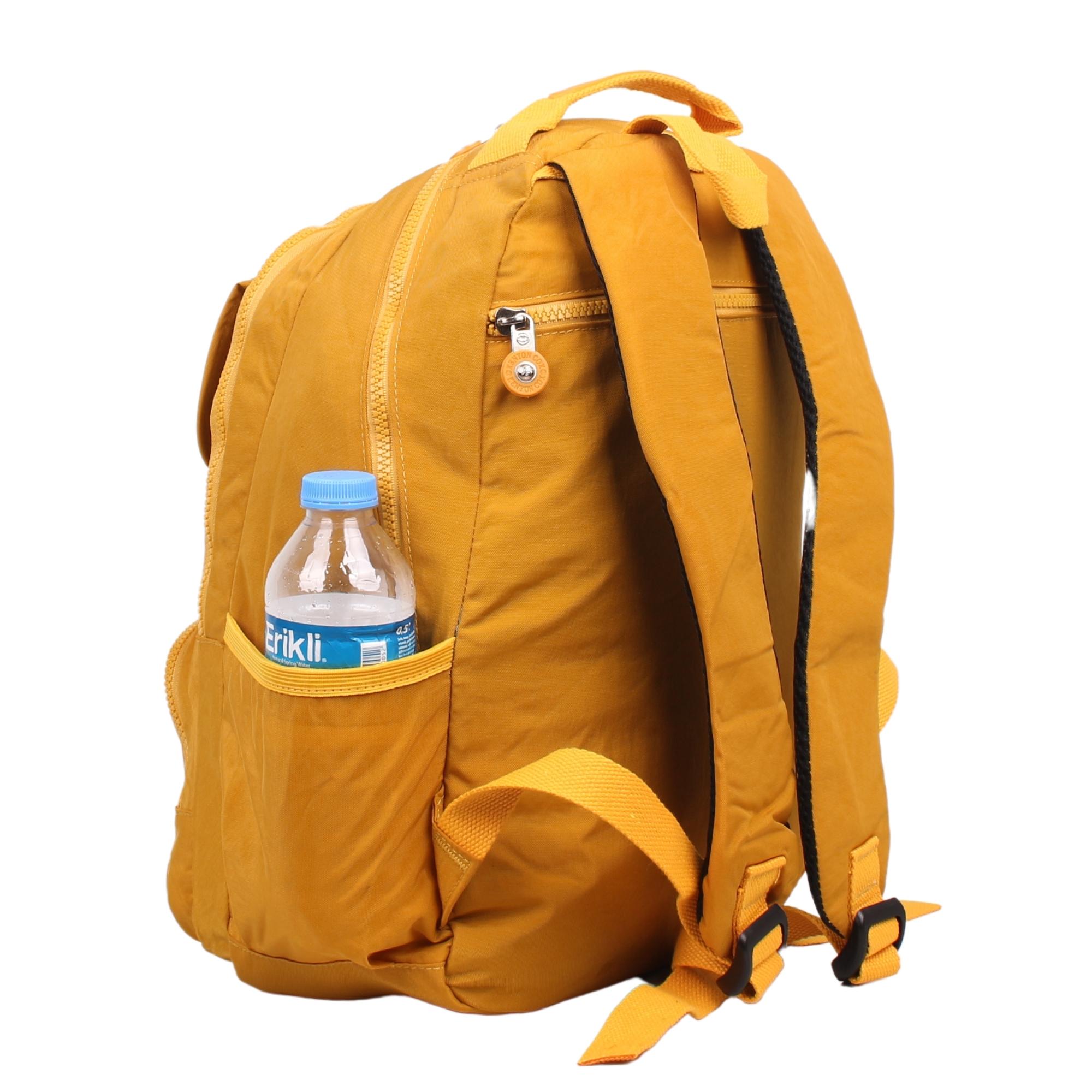 Bagacar Kenyon Cox 8866 Sarı Unisex Klinkır Kumaş Sırt Çantası