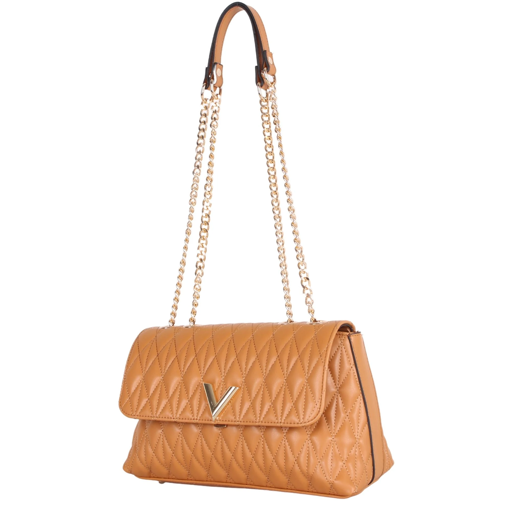 Bagacar MT1378 Camel Bayan Kapitone Çapraz Omuz Çantası