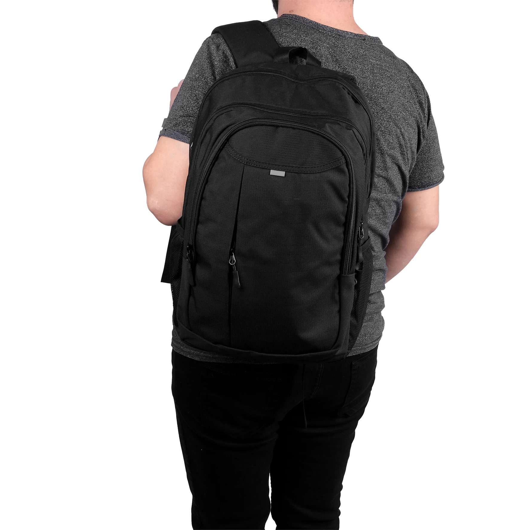 Bagacar Okul ve Günlük Laptop Bölmeli Sırt Çantası Siyah