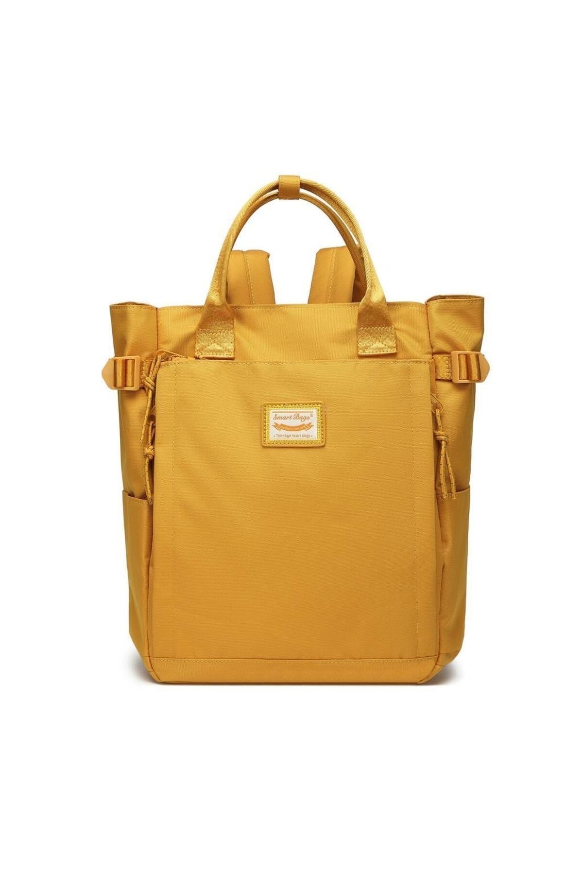 Bagacar Smart Bag 3194 Okul ve Günlük Laptop Bölmeli Sırt Çantası Hardal