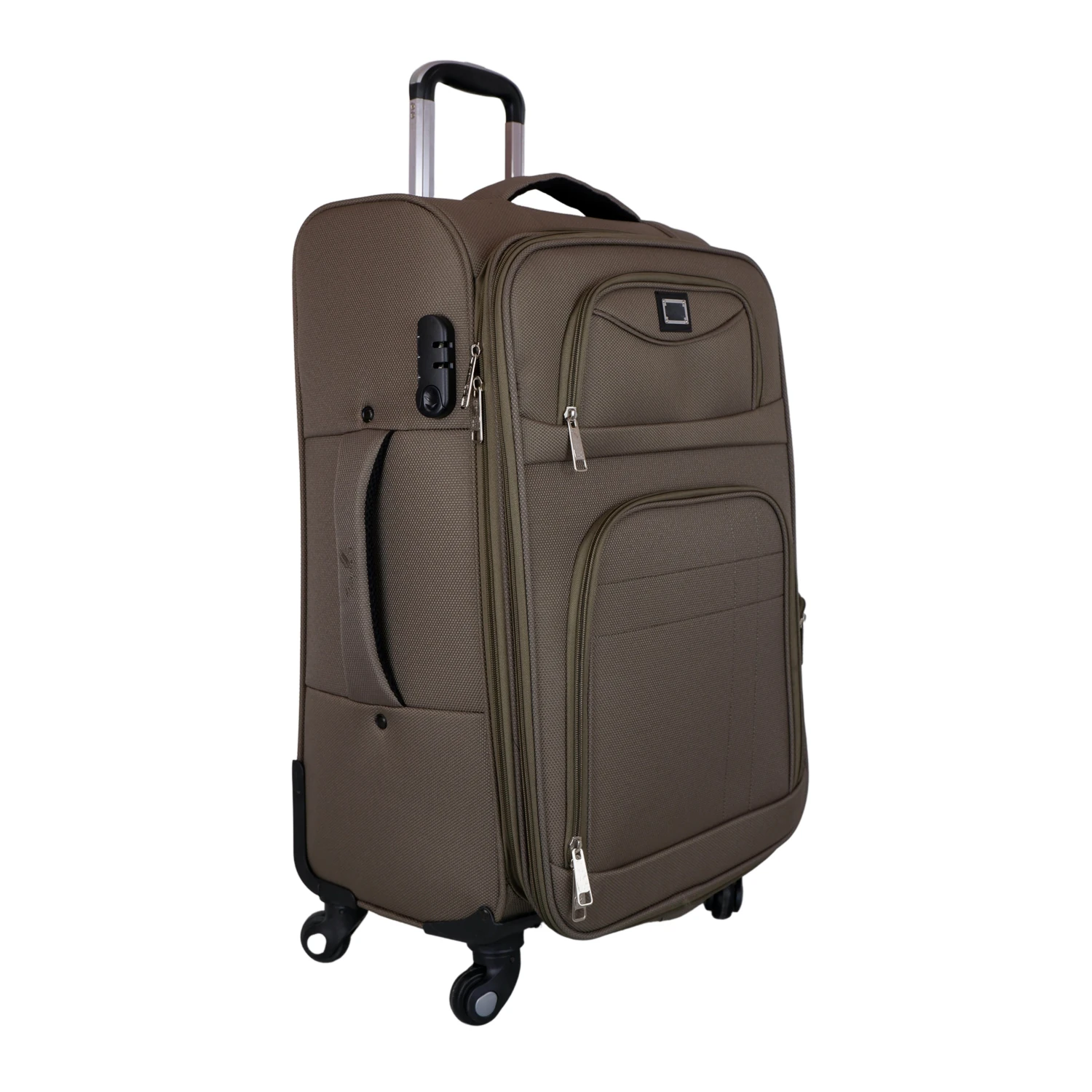 Bagacar Ultra Hafif Körüklü Kumaş Orta Boy Valiz Haki