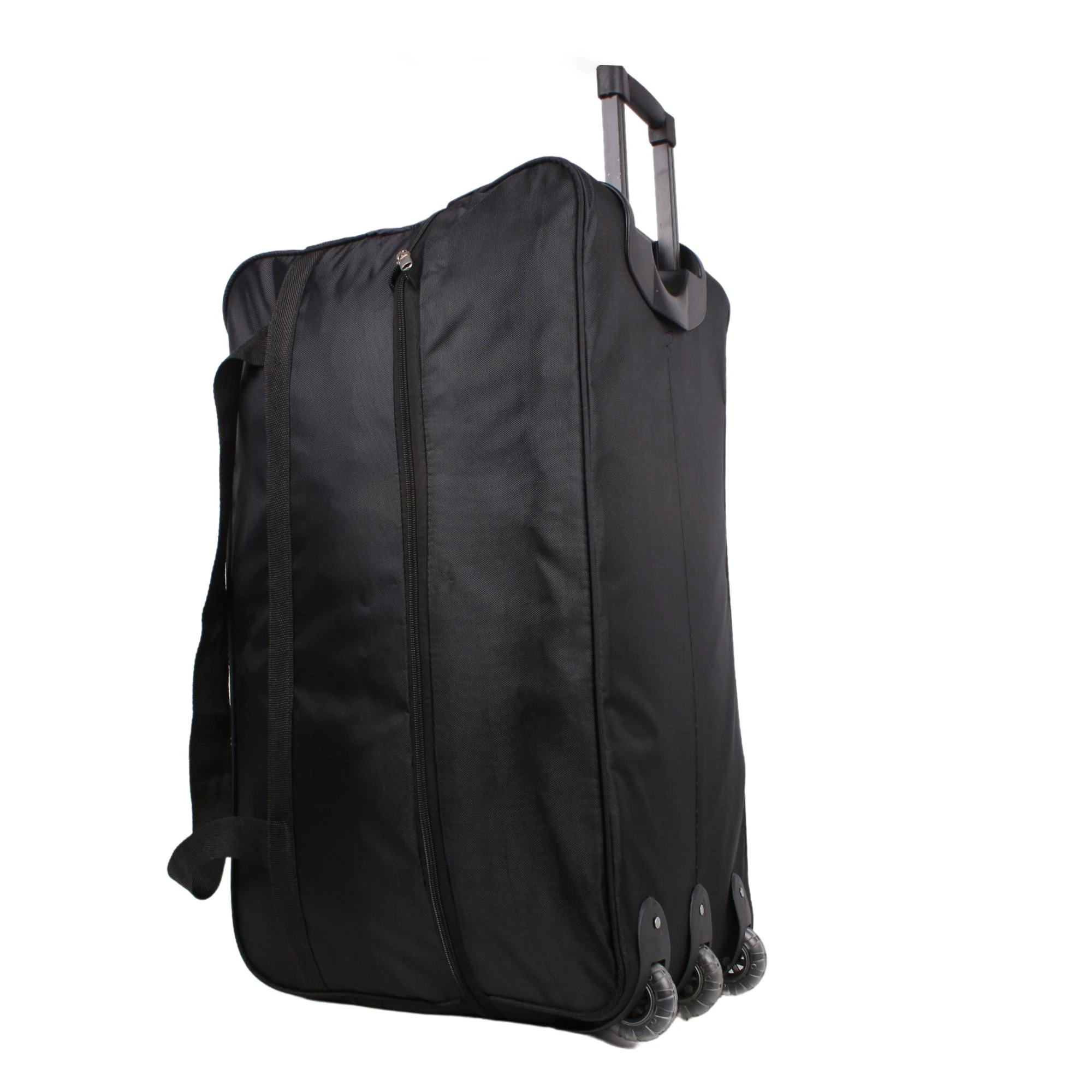 Bagacar 3 Teker Körüklü Büyük Boy Seyahat Valizi Siyah