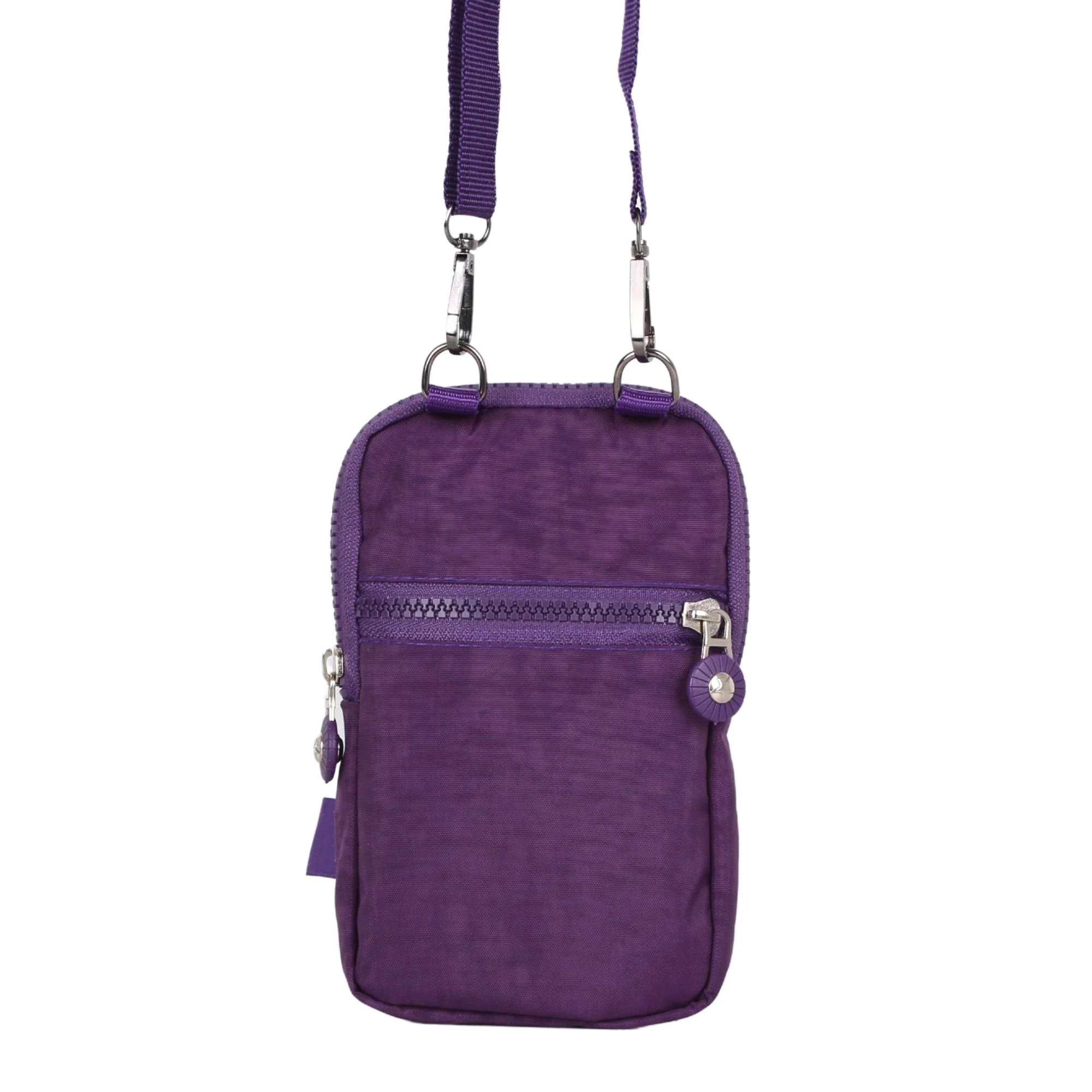 Bagacar Klinkır Kumaş Telefonluklu Çanta Mor