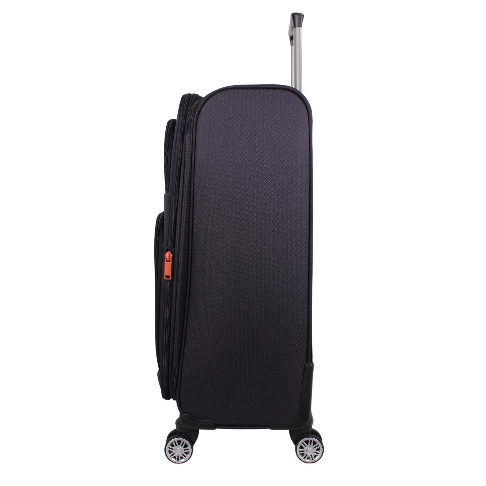 Bagacar Ultra Lıght Körüklü Kumaş Kabin Boy Valiz Lacivert