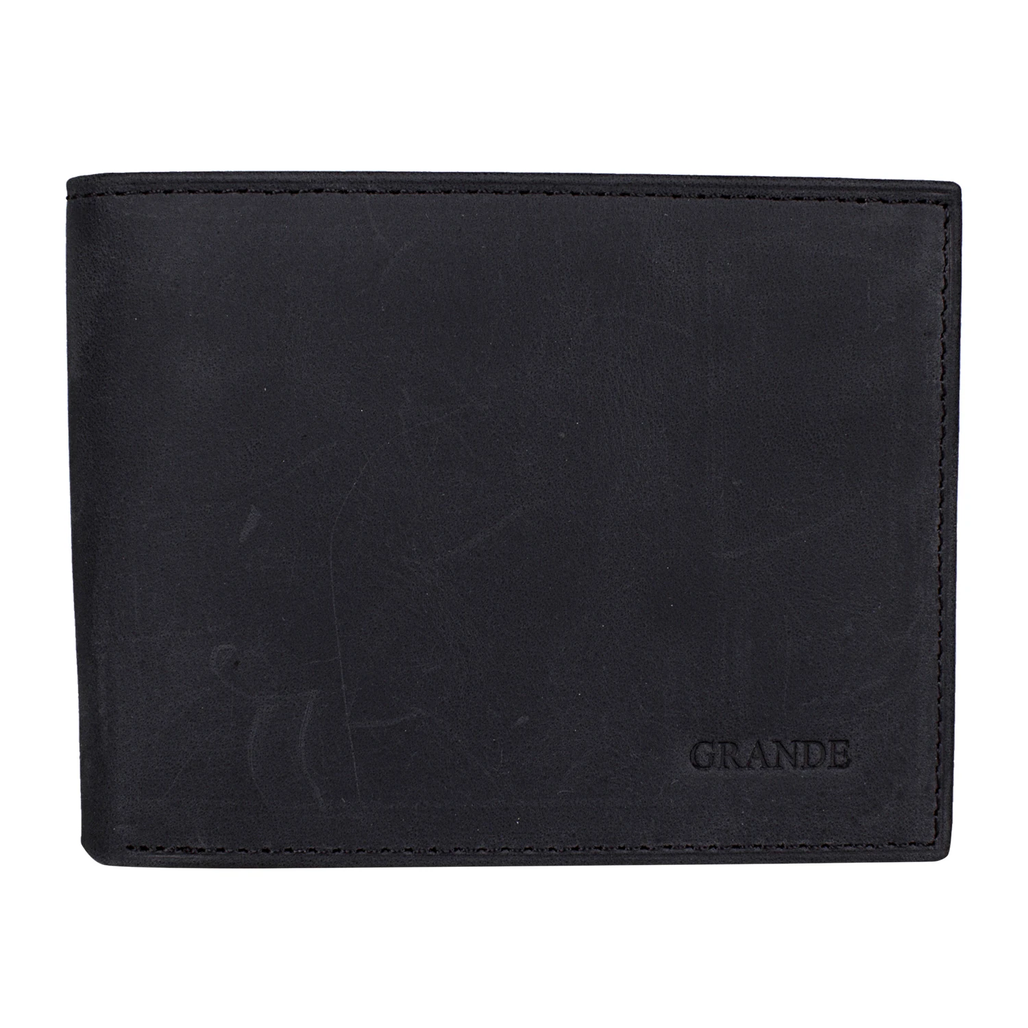 Bagacar 1738 Hakiki Deri Erkek Cüzdanı Siyah