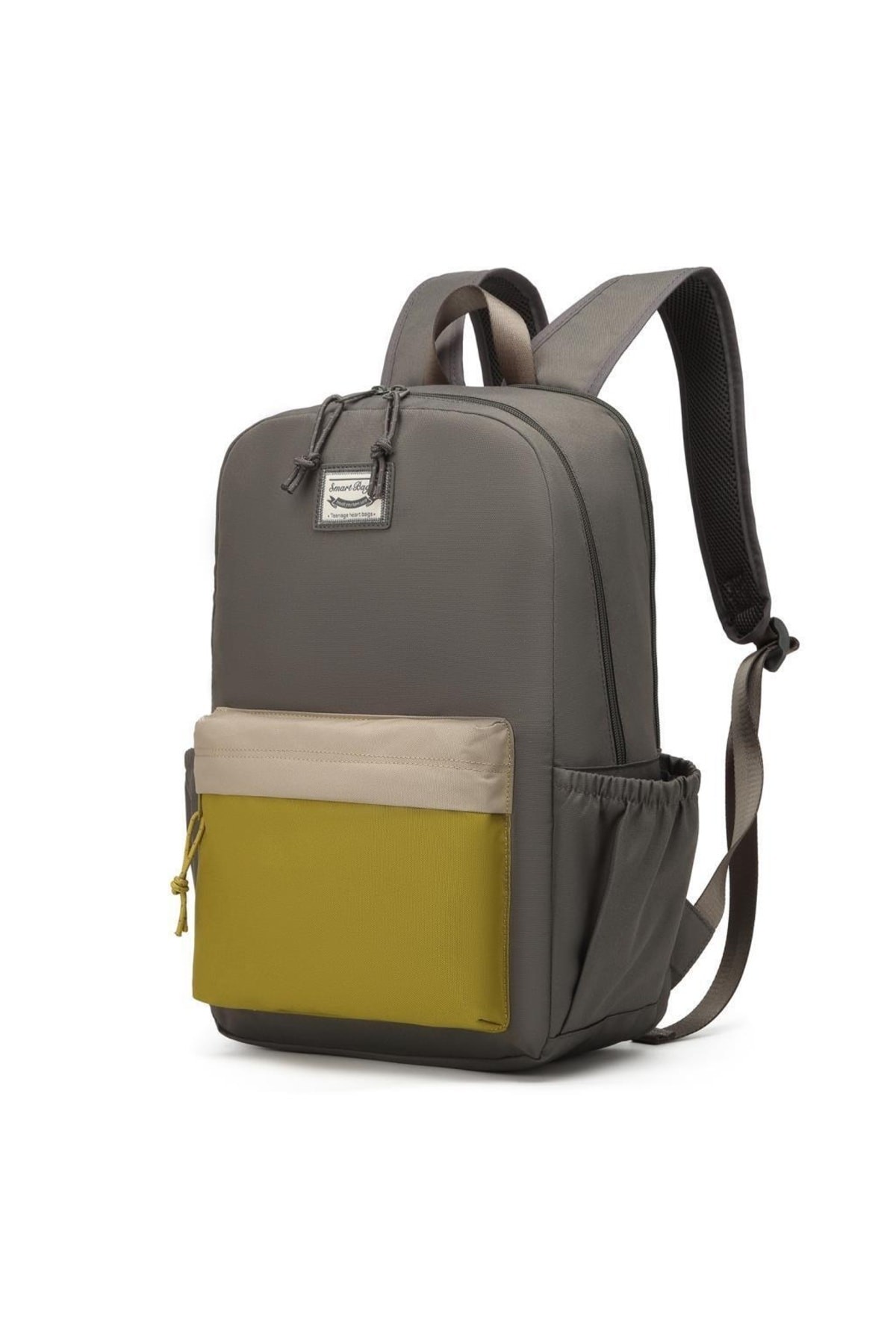 Bagacar Smart Bag 3158 Okul ve Günlük Laptop Bölmeli Sırt Çantası Gri