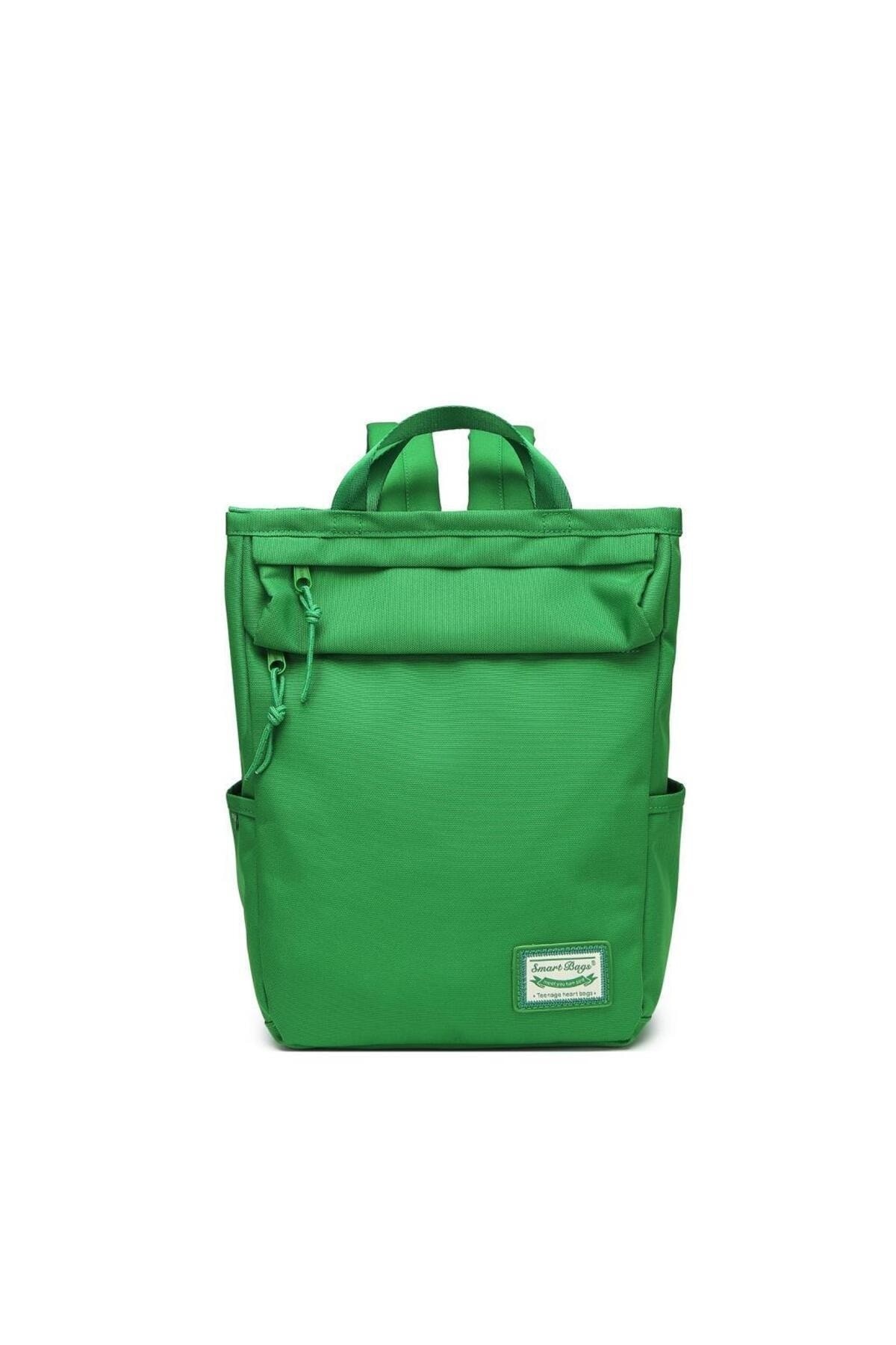 Bagacar Smart Bag 3195 Okul ve Günlük Laptop Bölmeli Sırt Çantası Yeşil