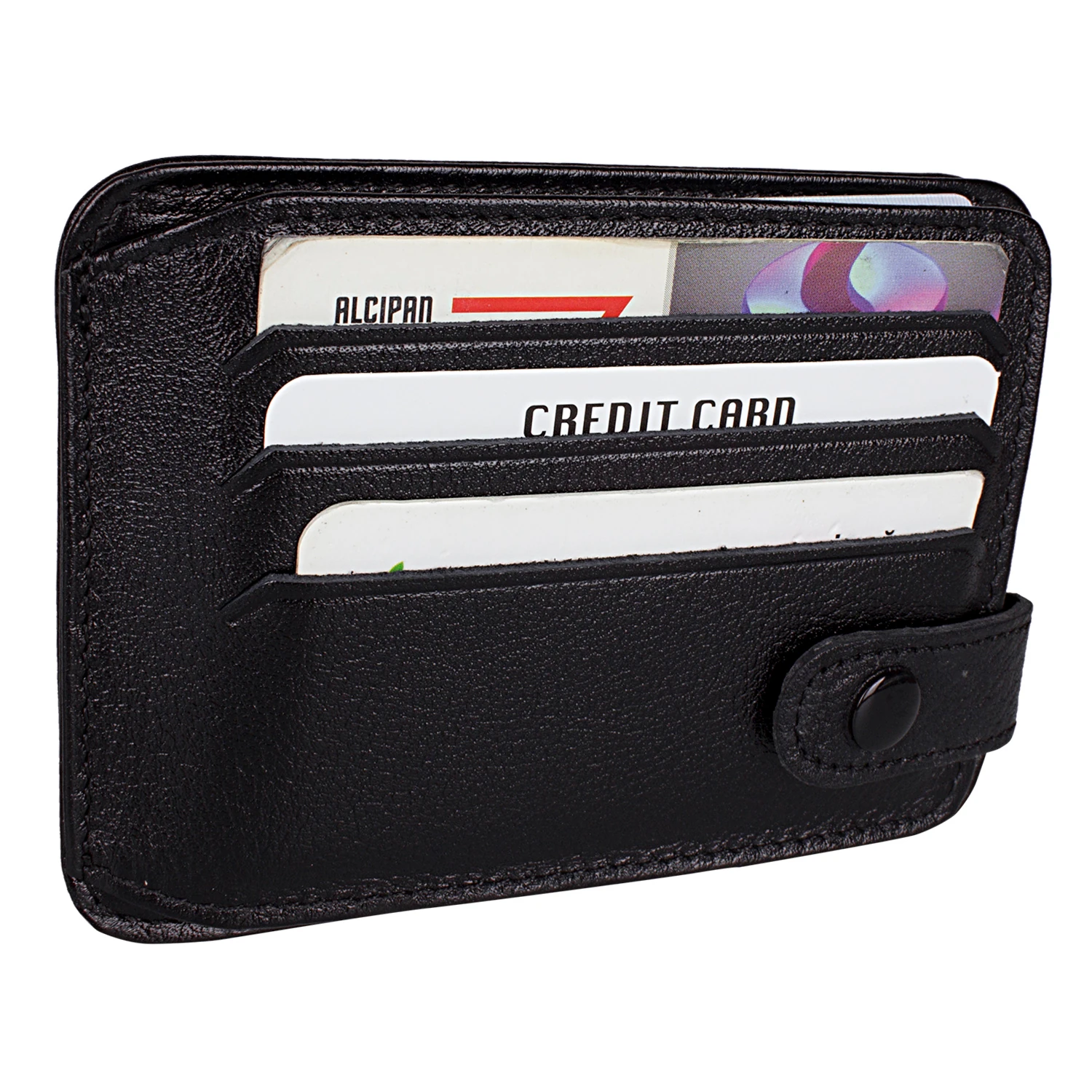 Bagacar 12010 Hakiki Deri Cüzdan Siyah Renk