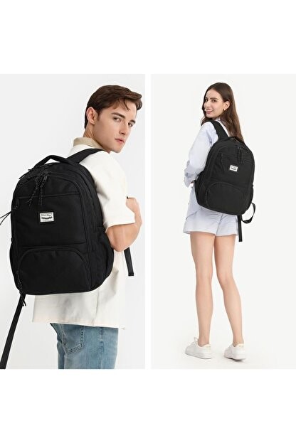 Bagacar Smart Bag 3196 Okul ve Günlük Laptop Bölmeli Sırt Çantası Hardal