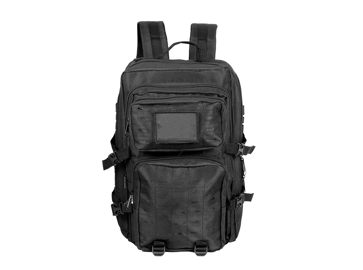 Bagacar Tactical Dağcı ve Trekking Kumaş Sırt Çantası Siyah