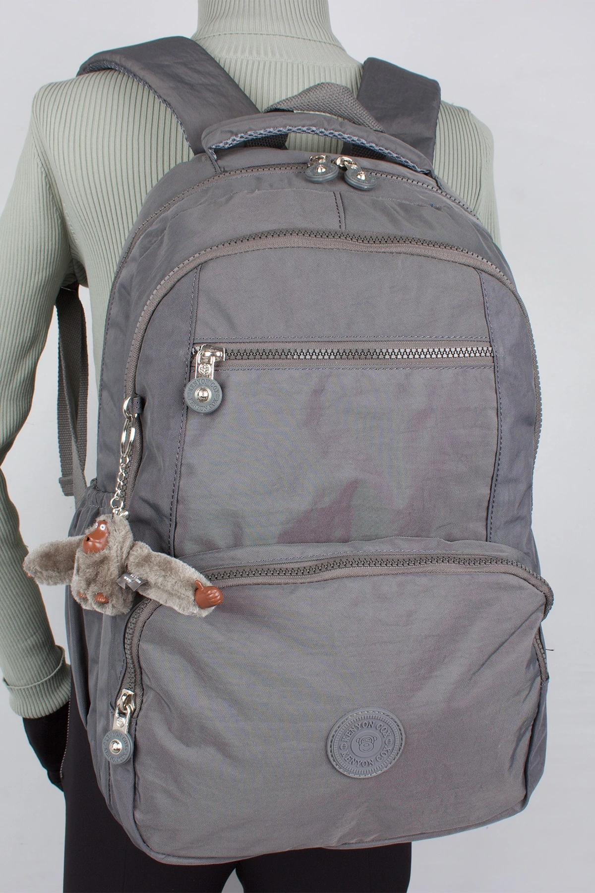 Kenyon 1763 Unisex Klinkır Kumaş Sırt Çantası Gri