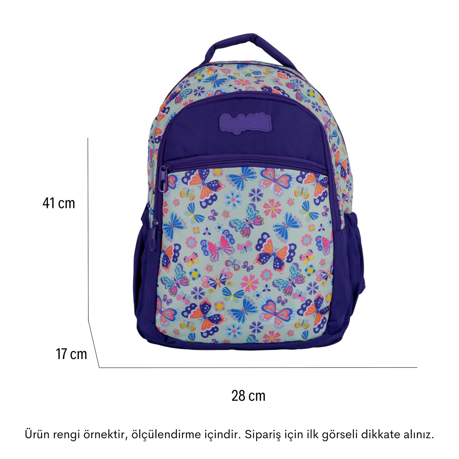 Bagacar Kids Kız Flamingo Model Kalemlikli Beslenmeli Set Sırt Çantası