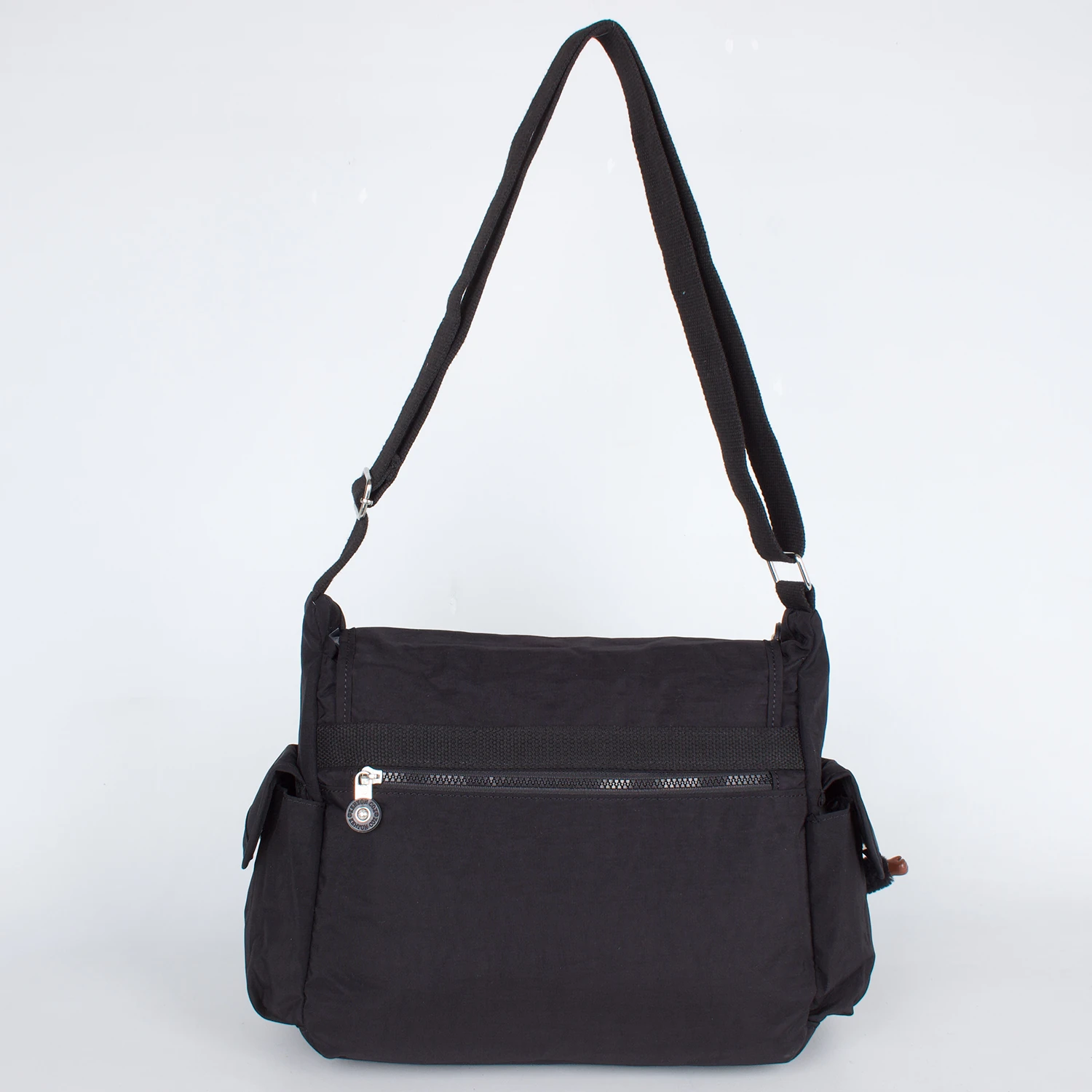 Kenyon 2308 Klinkır Kumaş Bayan Çapraz Omuz Çantası Siyah