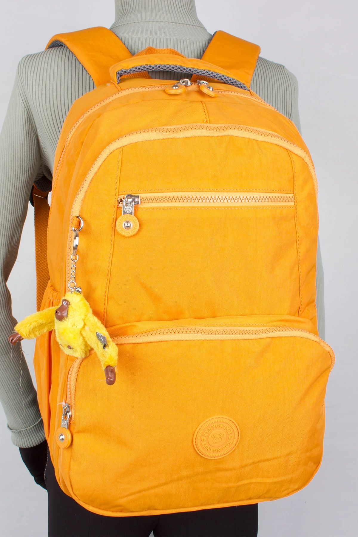 Kenyon 1763 Unisex Klinkır Kumaş Sırt Çantası Sarı