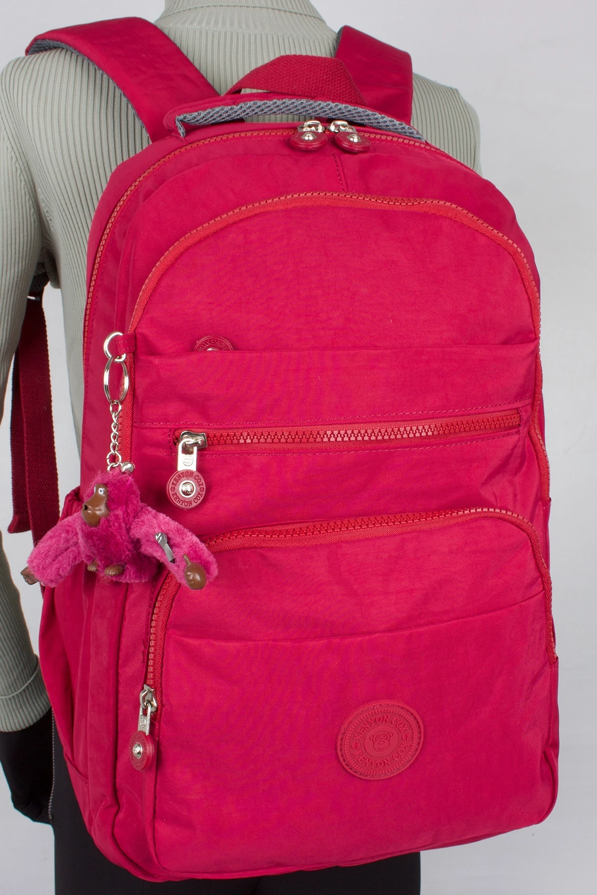 Kenyon 1810 Unisex Klinkır Kumaş Sırt Çantası Pembe