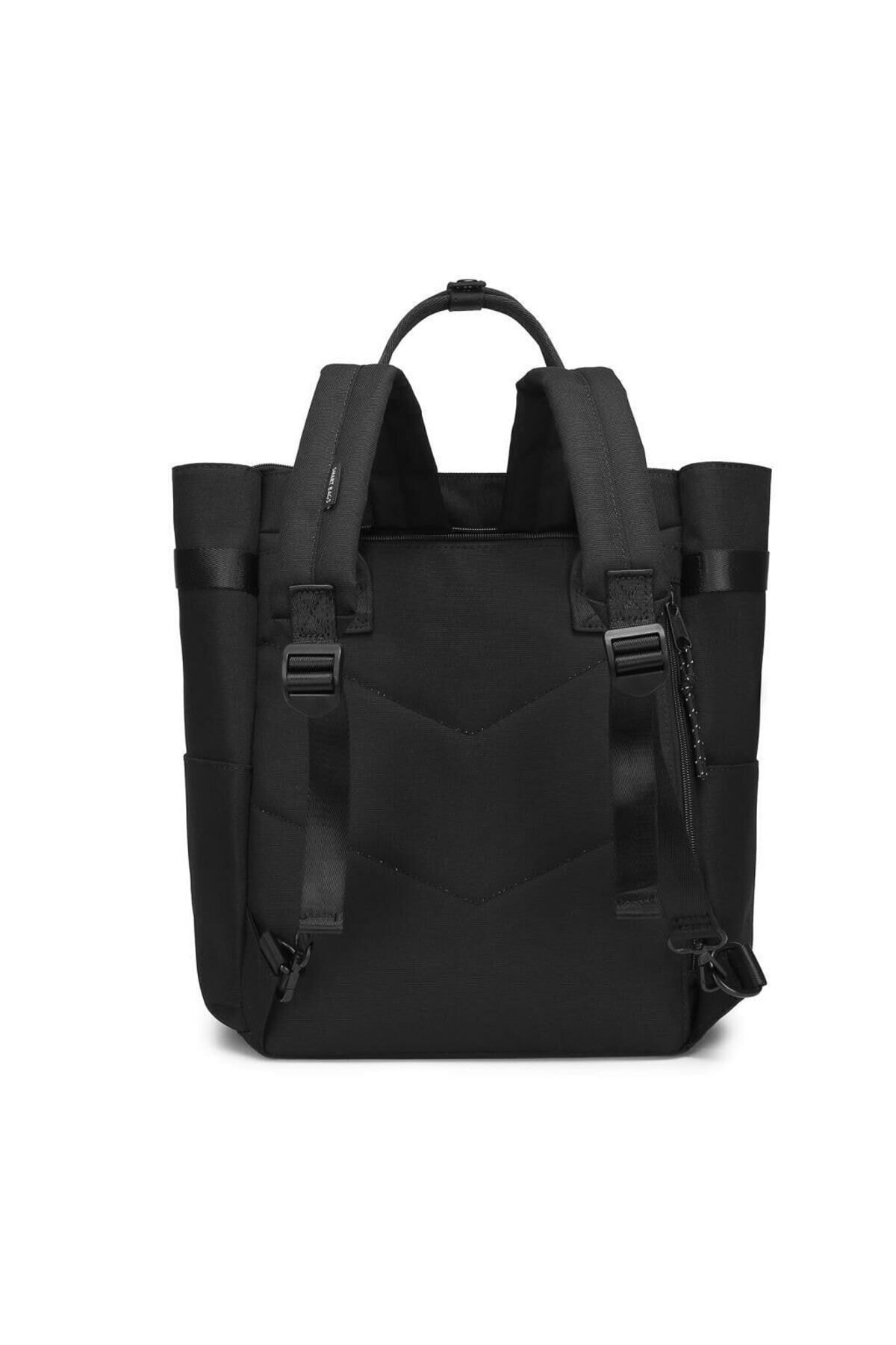 Bagacar Smart Bag 3194 Okul ve Günlük Laptop Bölmeli Sırt Çantası Siyah