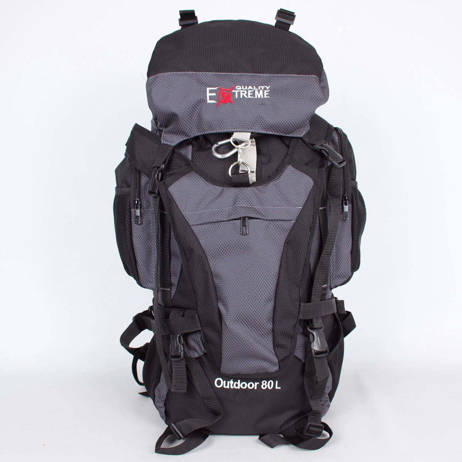 Bagacar 80 Litre Gri Profesyonel Dağcı Sırt Çantası