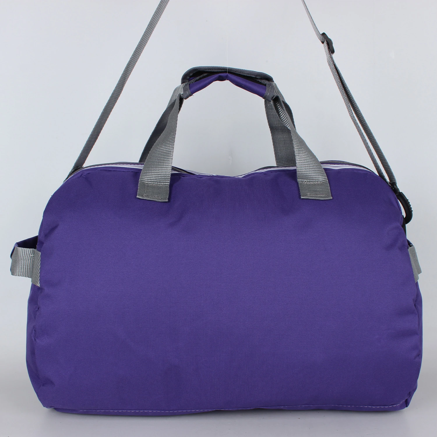 Bagacar Düz Mor Büyük Boy Spor ve Seyahat Çantası