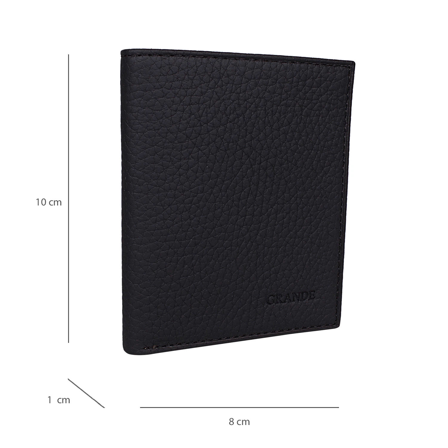 Bagacar 1720 Hakiki Deri Erkek Cüzdanı Siyah