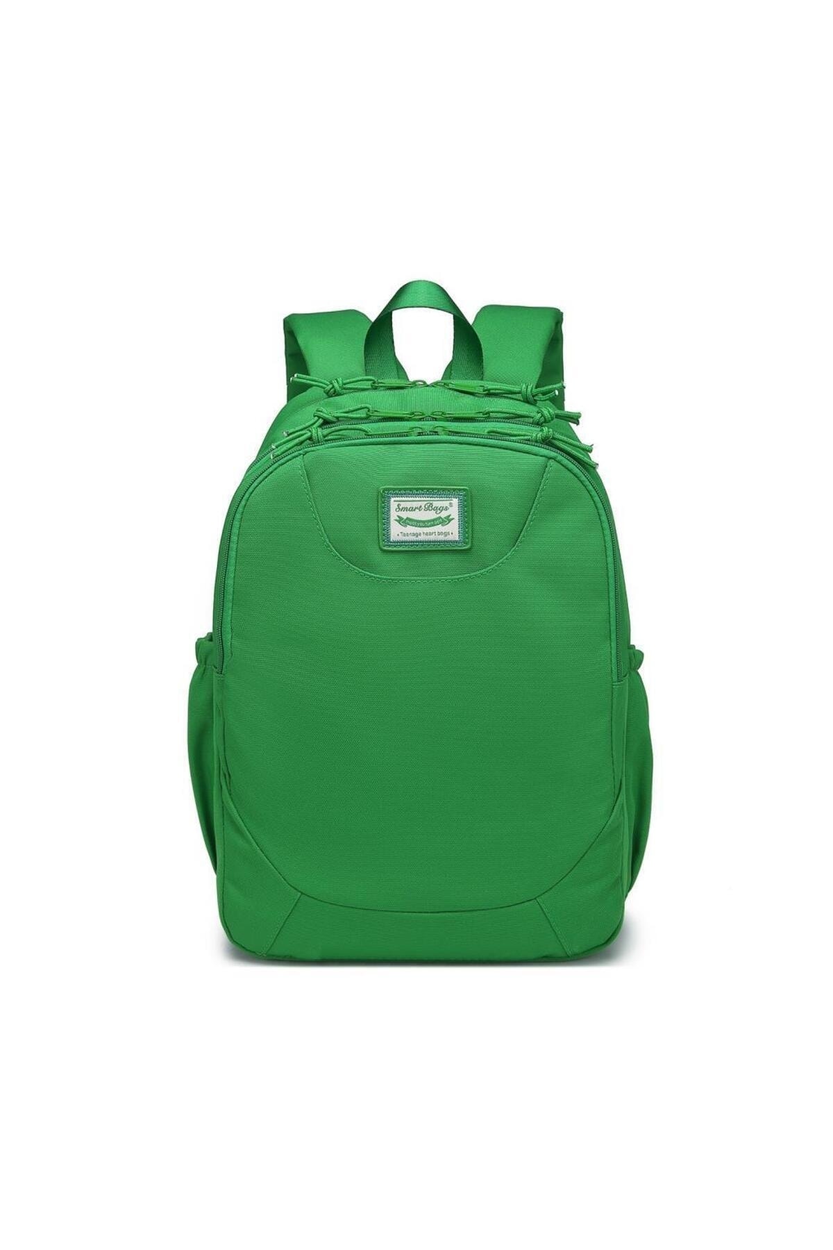 Bagacar Smart Bag 3199 Okul ve Günlük Laptop Bölmeli Sırt Çantası Yeşil