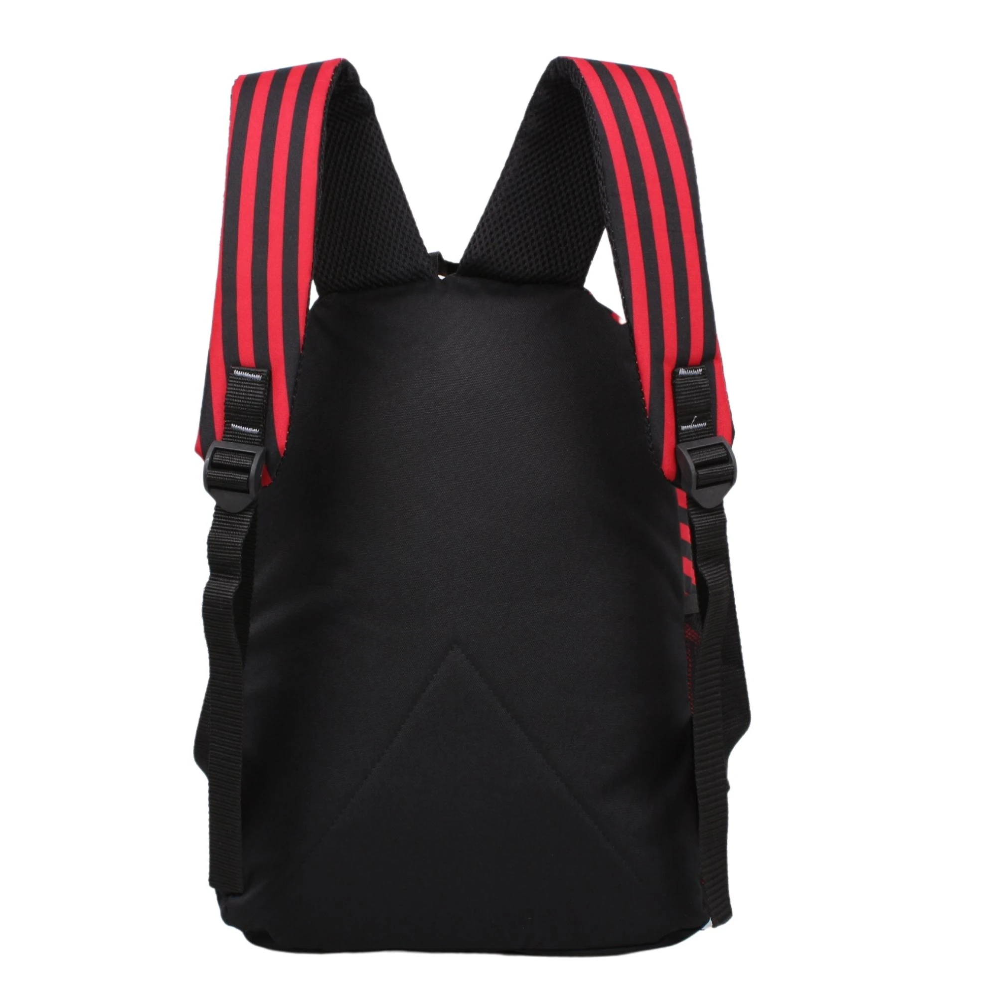 Bagacar 130 Kırmızı Siyah Çizgili Günlük Okul Sırt Çantası