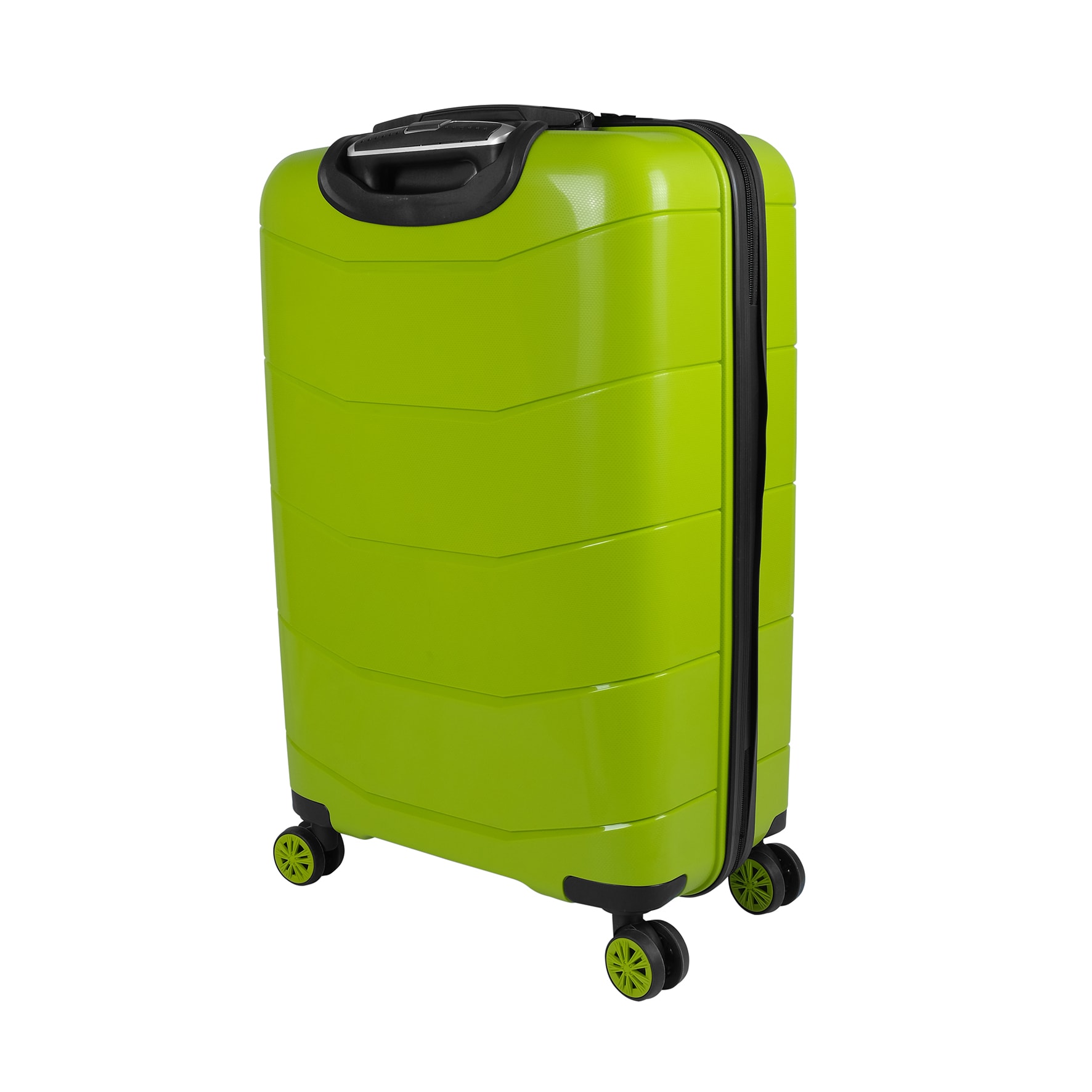 Bagacar Ultra Hafif Silikon 3lü Set Valiz Fıstık Yeşili+ETİKET HEDİYELİ!
