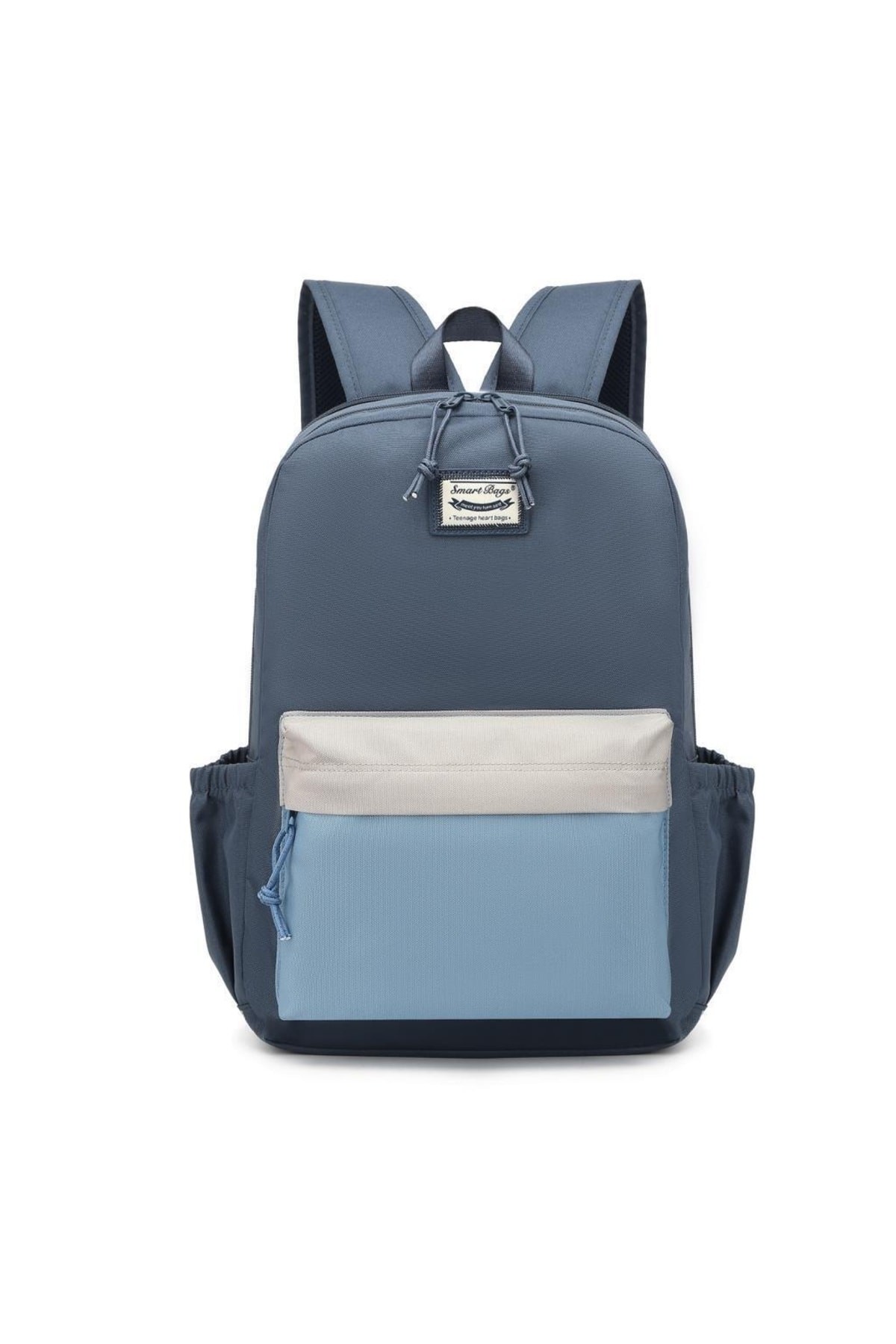 Bagacar Smart Bag 3158 Okul ve Günlük Laptop Bölmeli Sırt Çantası Buz Mavi