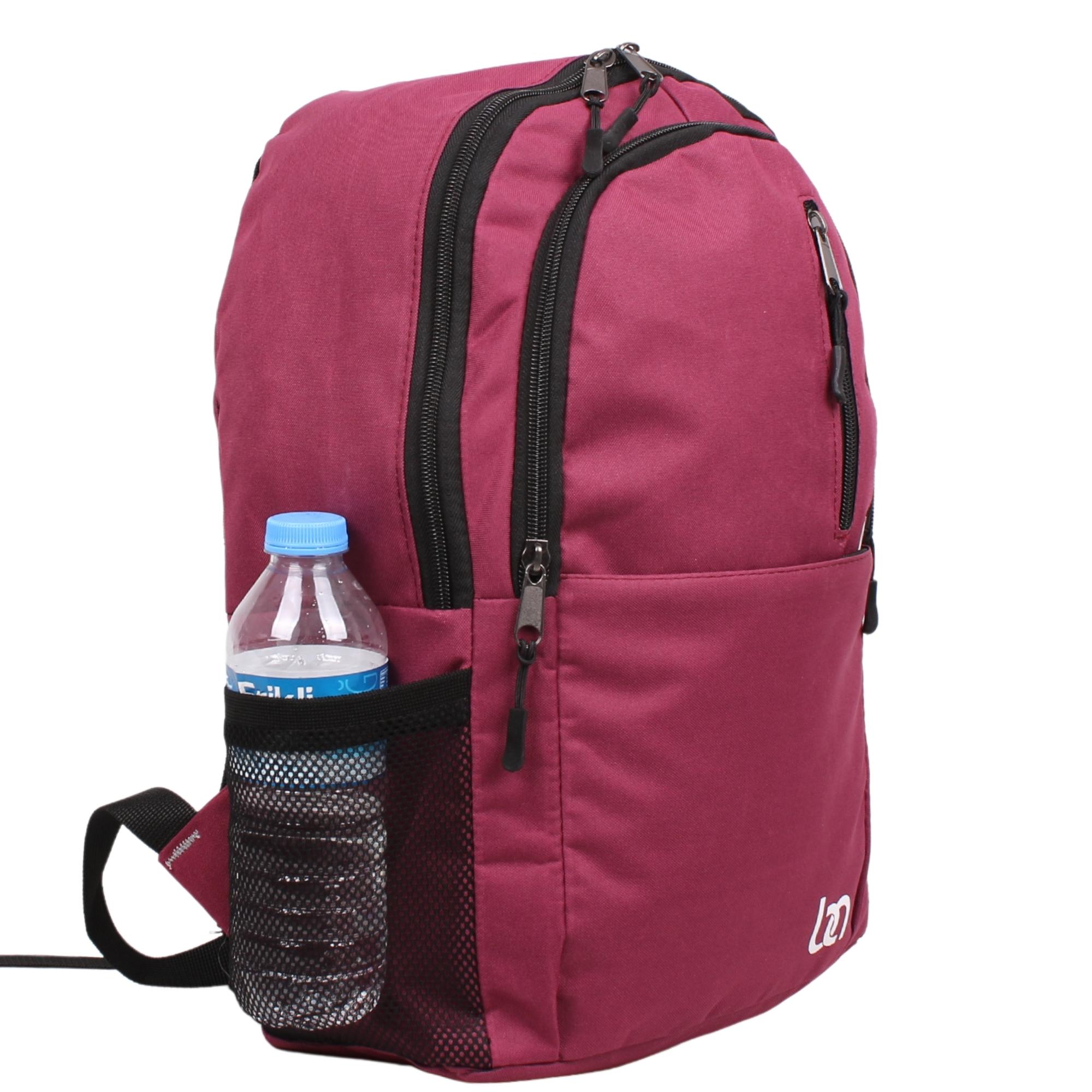 Bagacar Mnt Cepli Bordo Unisex Okul ve Günlük Sırt Çantası