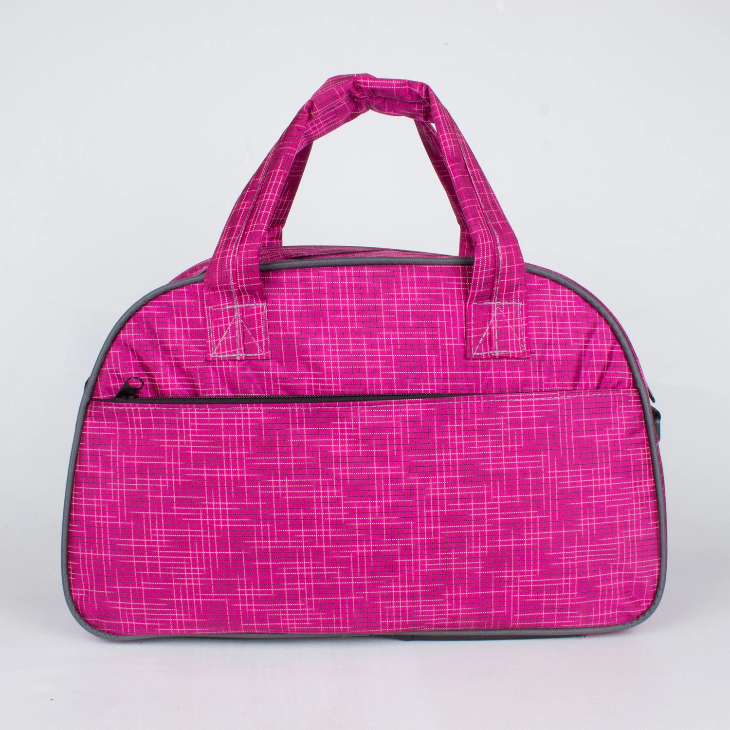 Cakard Kumaş  Omuz Askılı Spor Ve Seyahat Çantası Pembe