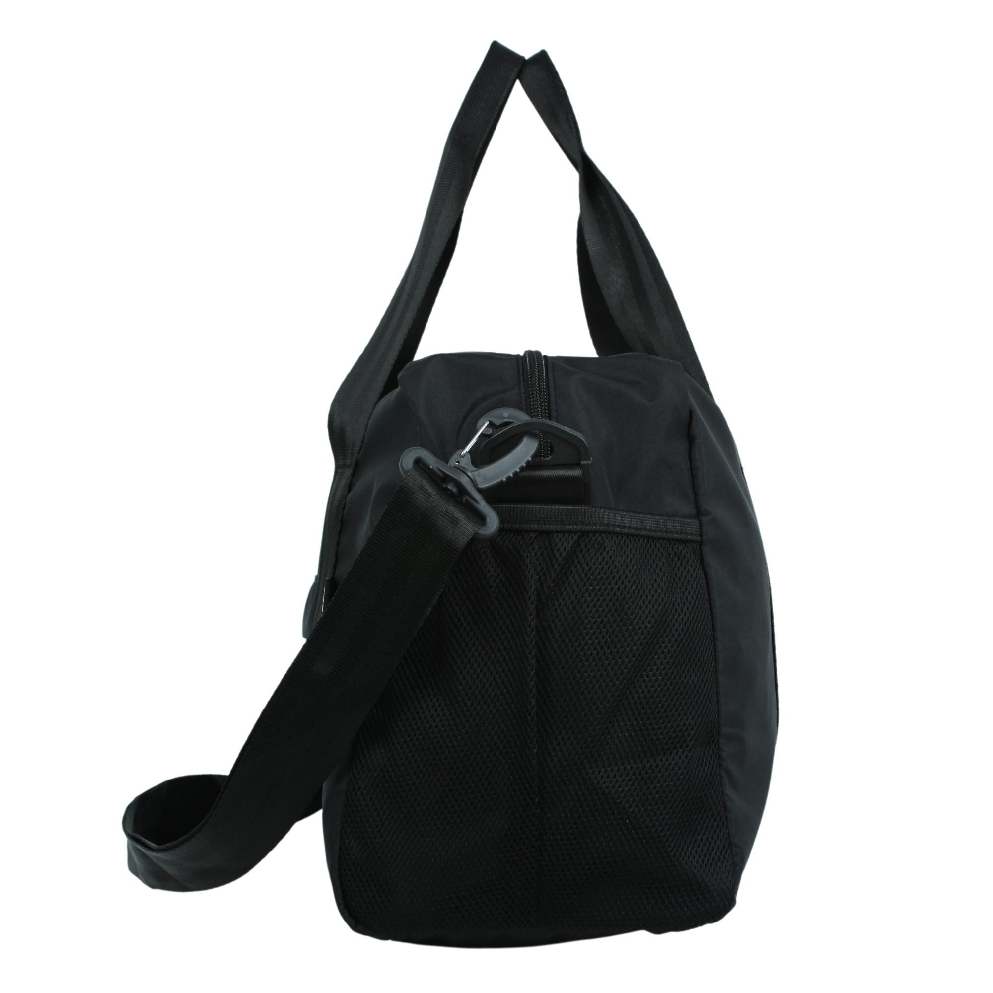 Bagacar 30x50x16Cm Siyah Paraşut Kumaş Plaj Spor ve Seyahat Çantası