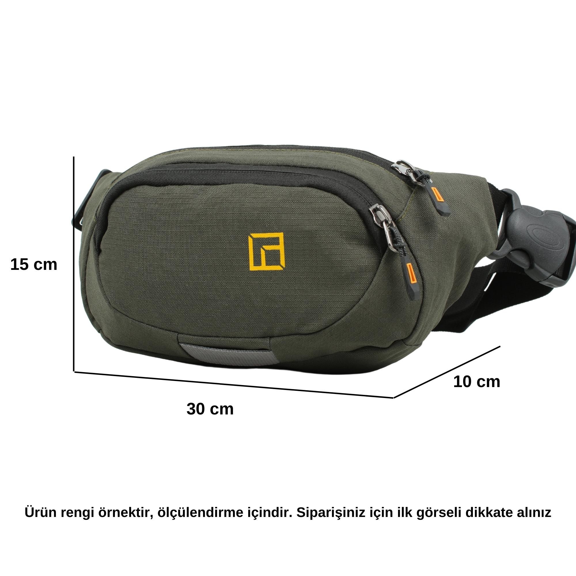 Bagacar Loop Model 2000 Unisex Yeşil Body Bag ve Bel Çantası