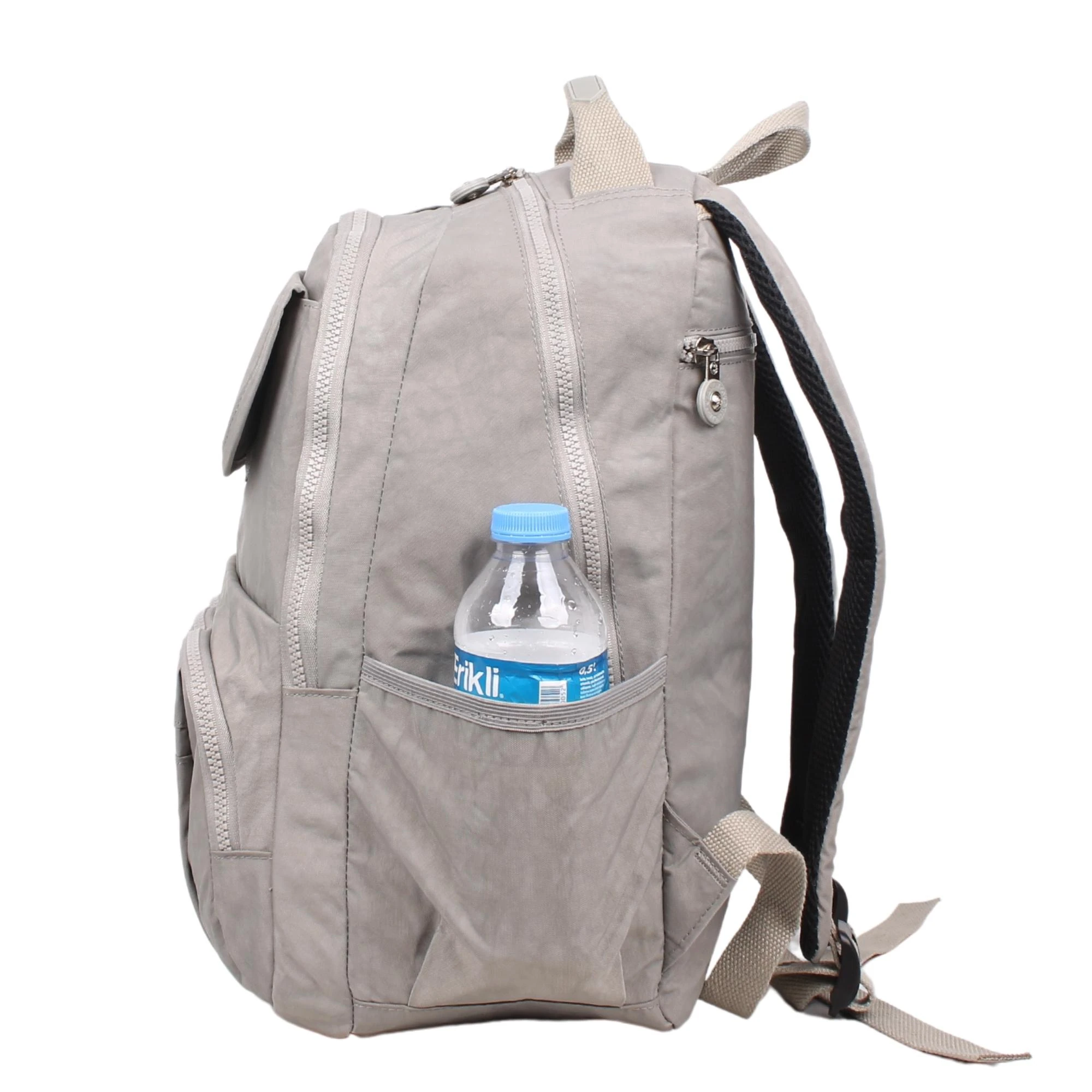 Bagacar Kenyon Cox 8866 Bej Unisex Klinkır Kumaş Sırt Çantası