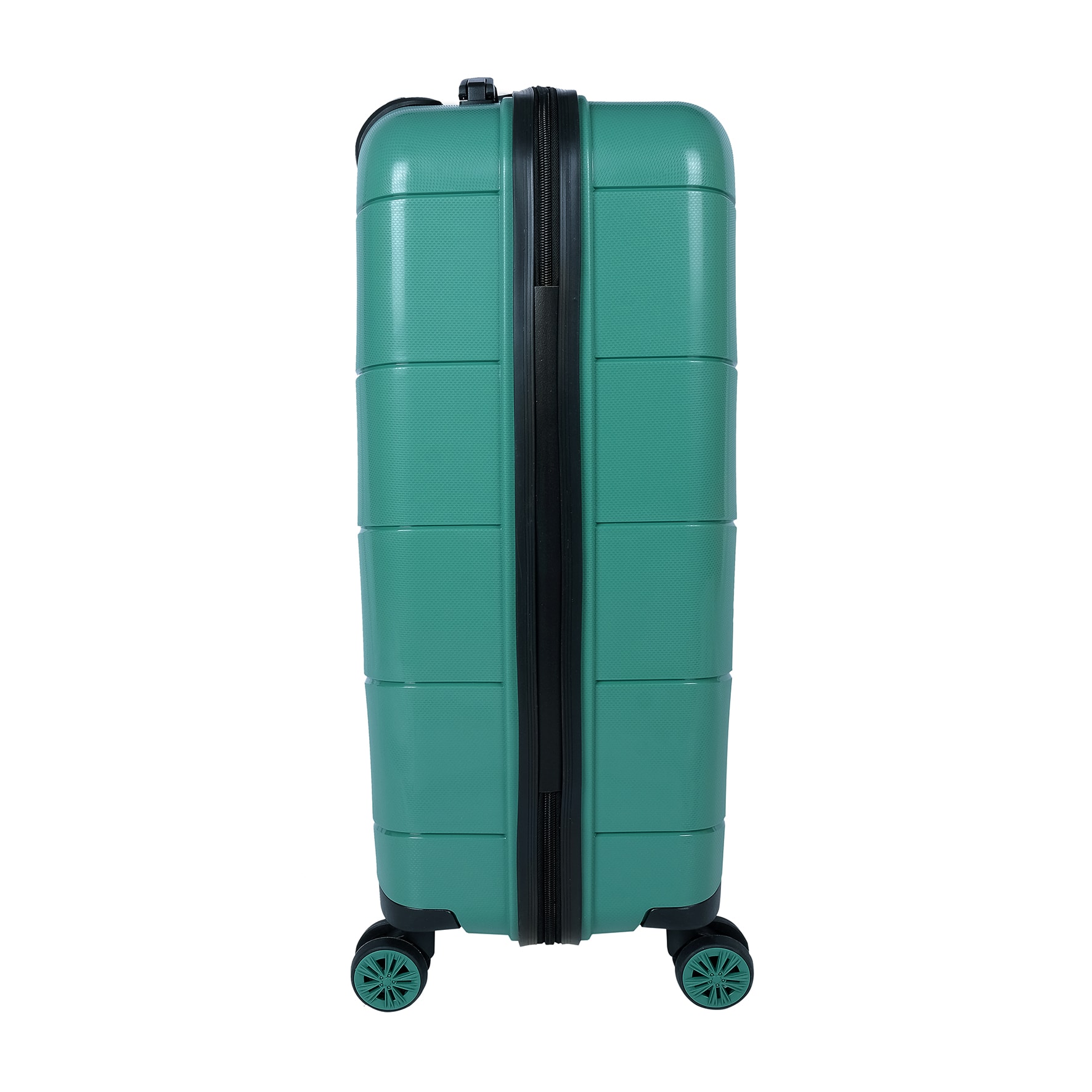 Bagacar Ultra Hafif Kırılmaz Silikon 3lü Set Valiz Yeşil+ETİKET HEDİYELİ!