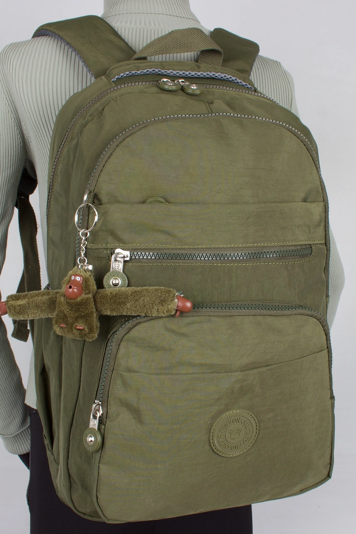 Kenyon 1810 Unisex Klinkır Kumaş Sırt Çantası Haki