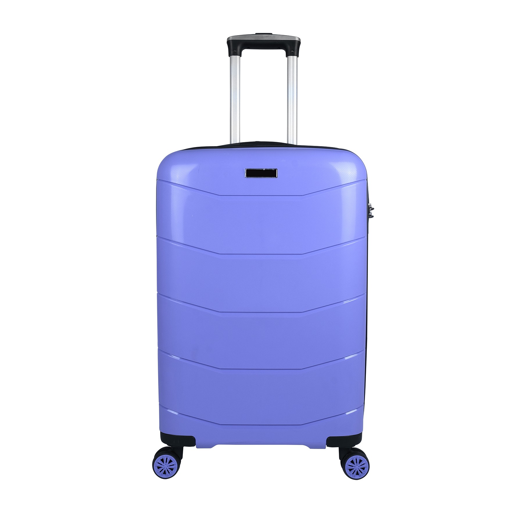 Bagacar Ultra Hafif Kırılmaz Silikon 3lü Set Valiz Lila+ETİKET HEDİYELİ!