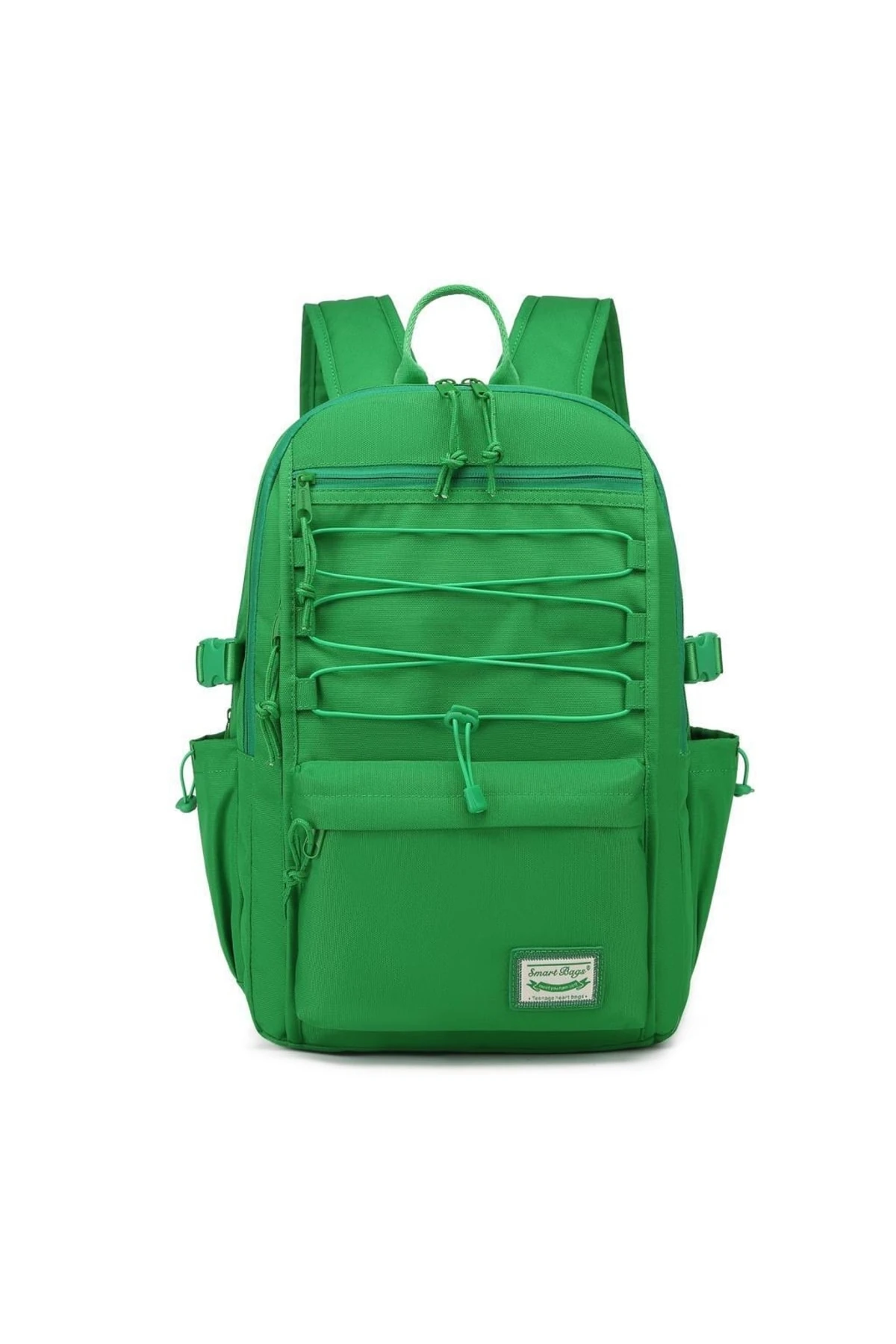 Bagacar Smart Bag 3156 Okul ve Günlük Laptop Bölmeli Sırt Çantası Yeşil